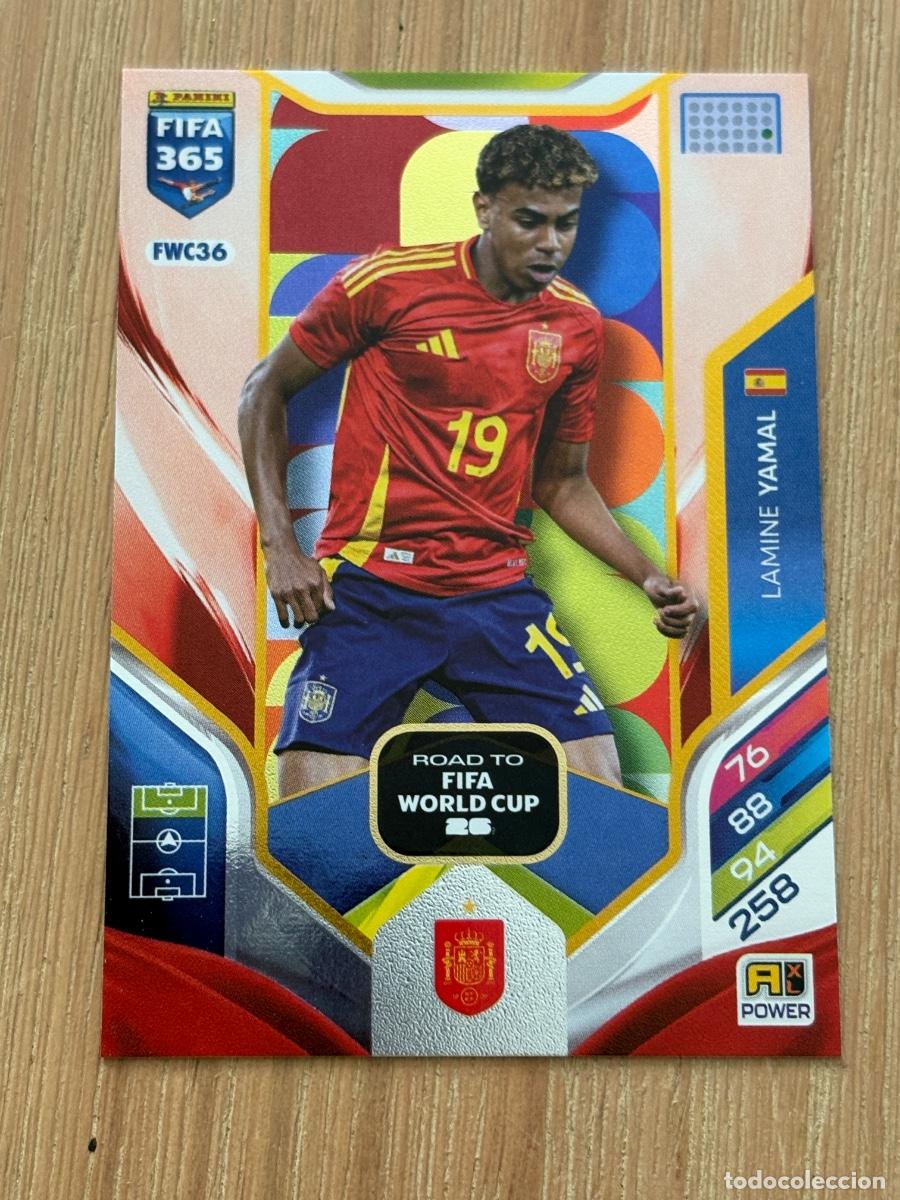 Cromos de F&uacute;tbol: CROMO FWC36 FIFA 365 2026 2025-26 25-26 LAMINE YAMAL ESPA&Ntilde;A / ROAD TO FIFA WORLD CUP 26 PANINI