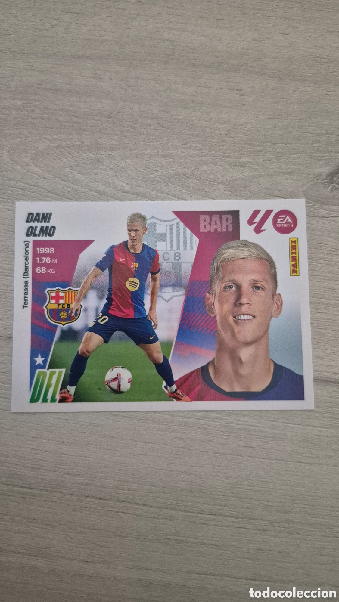 Figurine di Calcio: N&deg;16 Barcelona Dani Olmo Liga Este 25/26