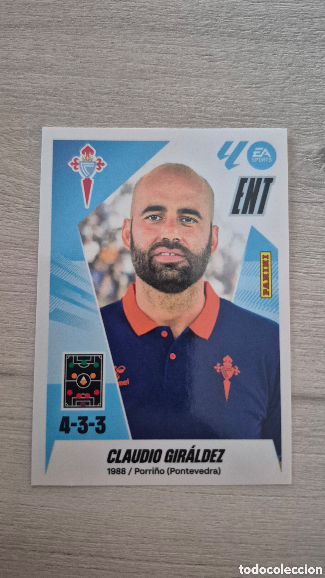 Cromos de F&uacute;tbol: N&deg;2 Celta de Vigo Giraldez Liga Este 25/26