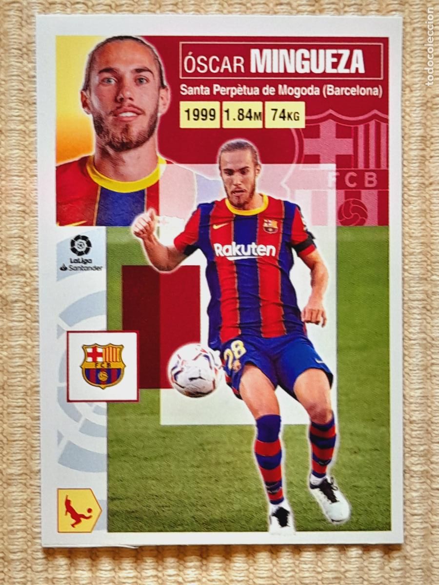 Cromos de f&uacute;tbol: CROMO 5 MINGUEZA (MERCADO INVIERNO ACTUALIZACION) FC BARCELONA LIGA 20-21 2020 2021 ALBUM ESTE