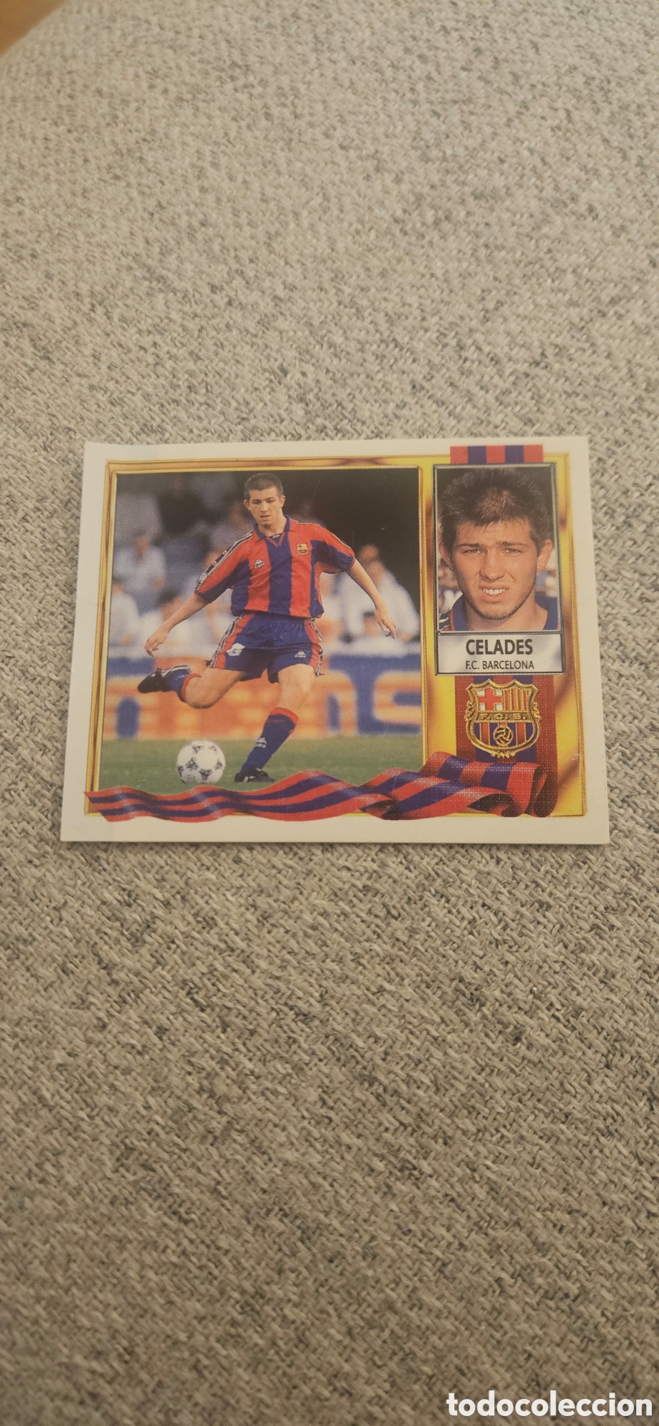 Cartes &agrave; collectionner de Football: Celades barcelona este 1995 1996 95 96