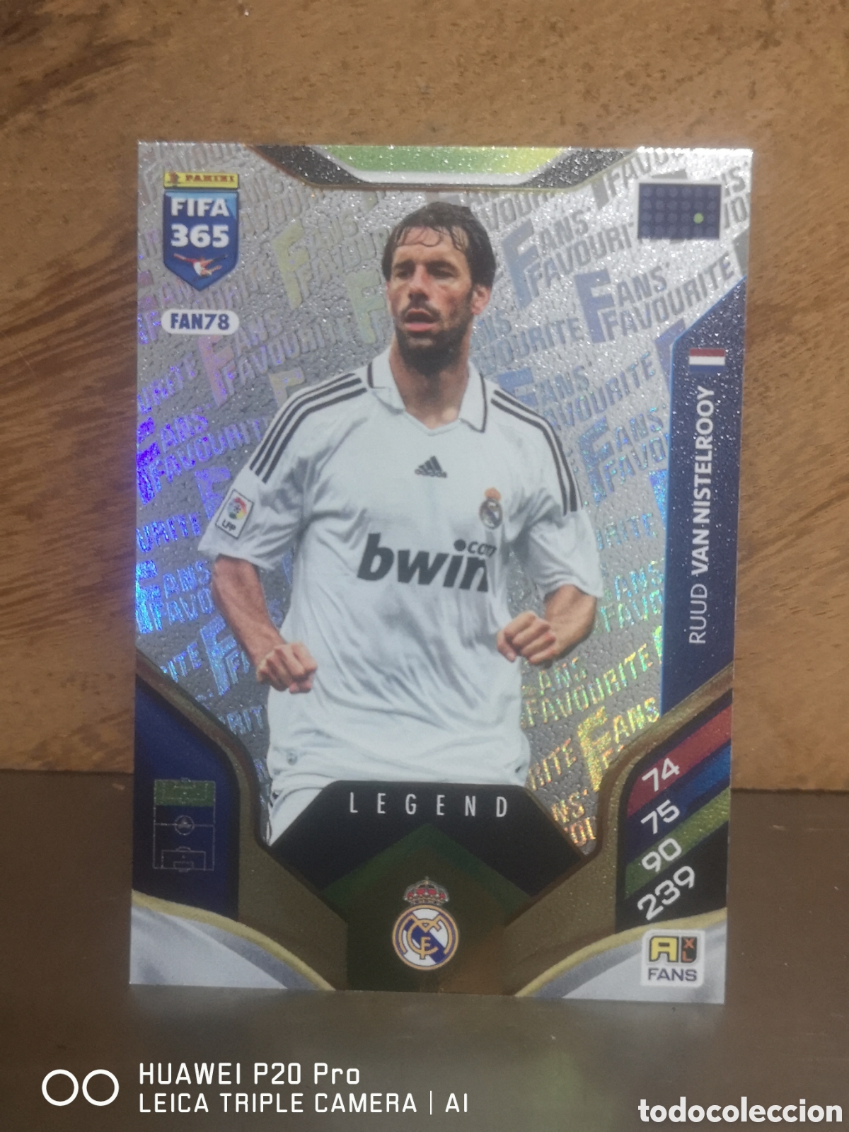Cromos de F&uacute;tbol: ADRENALYN 2026 - FIFA 365 / LEGEND FANS FAVOURITE - VAN NISTELROOY - REAL MADRID - FAN78