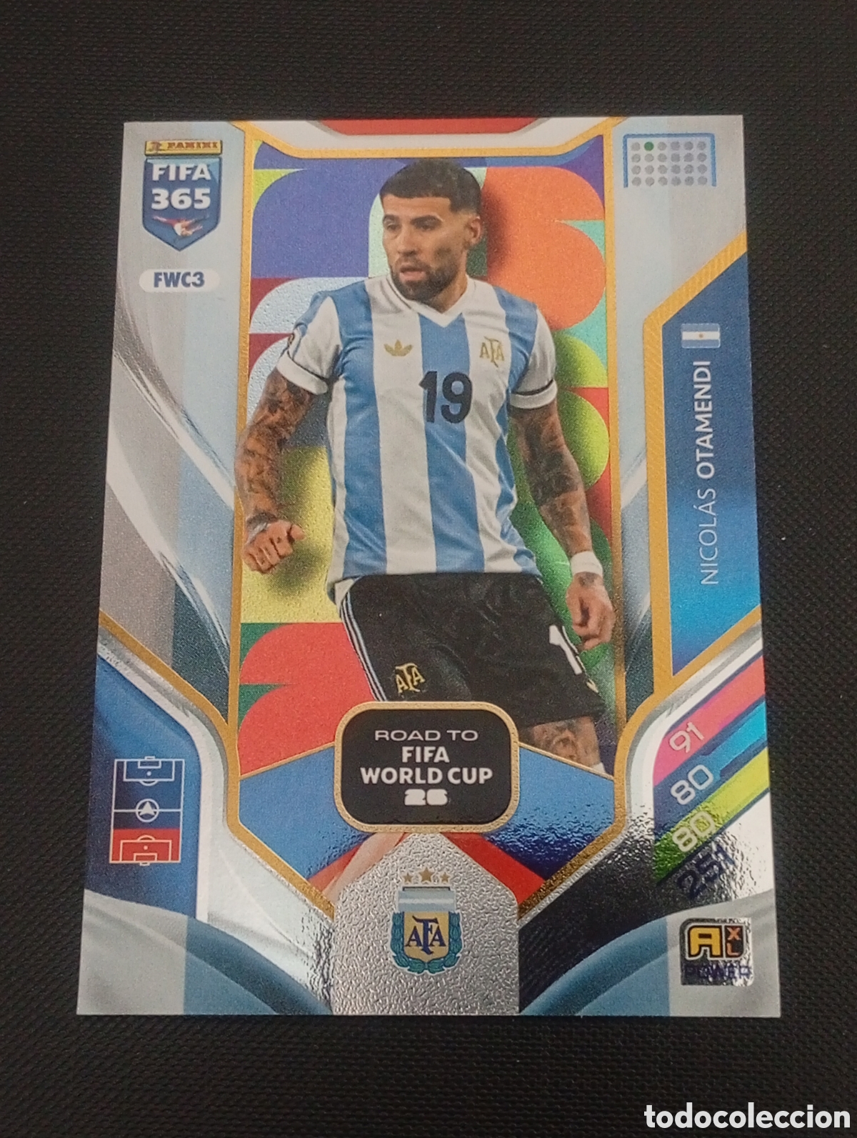 Figurine di Calcio: FWC4 road world cup FERNANDEZ ARGENTINA FIFA ADRENALYN 365 2025 2026 25 26 CROMO TOPPS