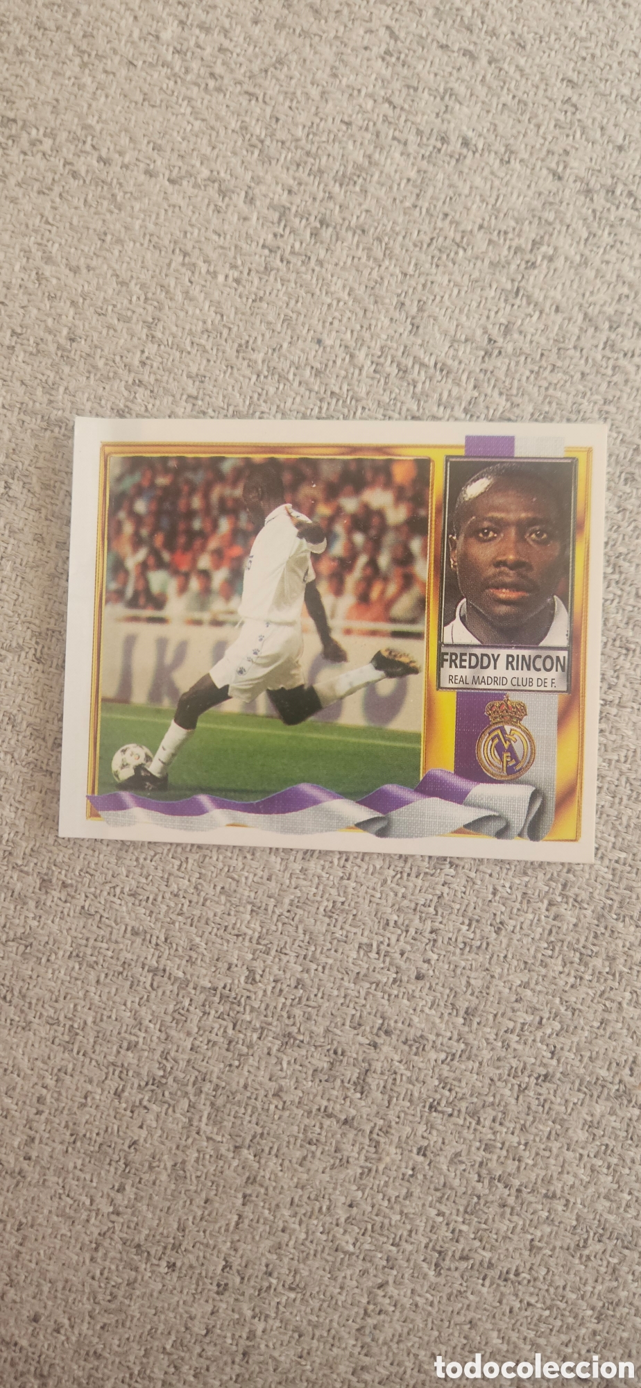 Cromos de f&uacute;tbol: Rinc&oacute;n real Madrid este 1995 1996 95 96 ventanilla - Foto 1