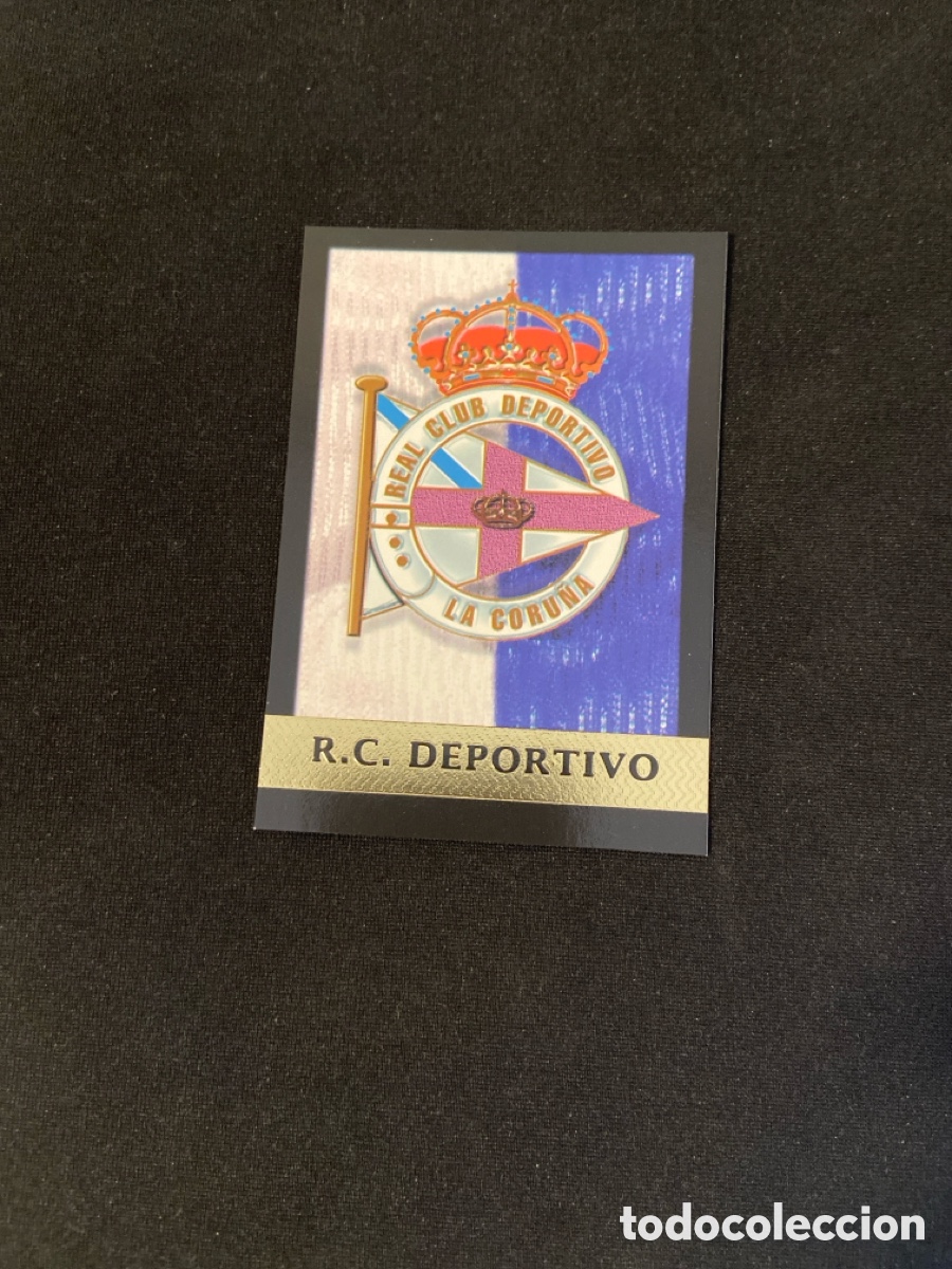 Figurine di Calcio: ESCUDO 91 (DEPORTIVO CORU&Ntilde;A) MUNDICROMO 1999-2000 99 00 FICHAS LIGA F-1