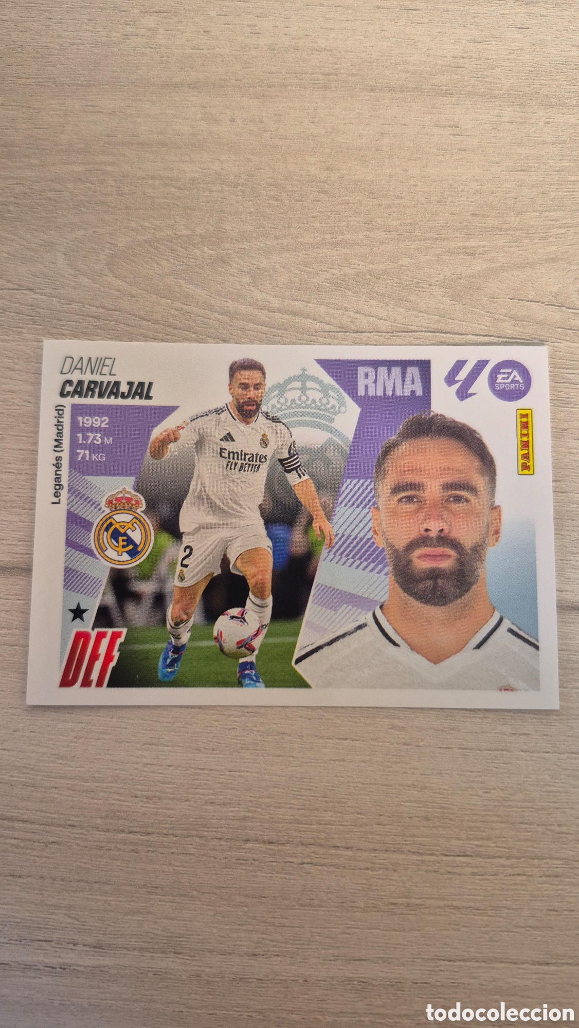 Figurine di Calcio: N&deg;5 Real Madrid Carvajal Liga Este 25/26