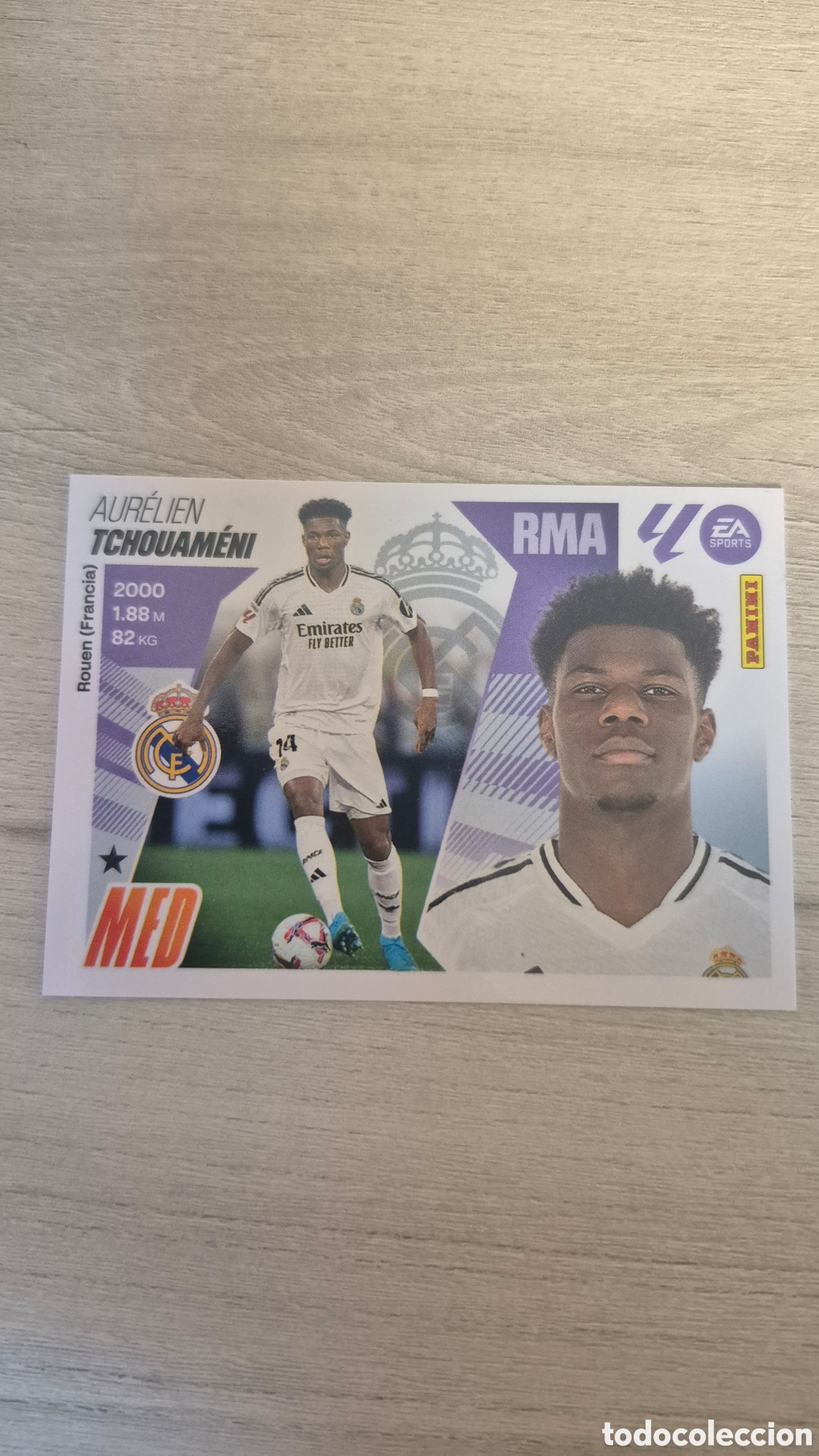 Figurine di Calcio: N&deg;11 Real Madrid Tchouameni Liga Este 25/26