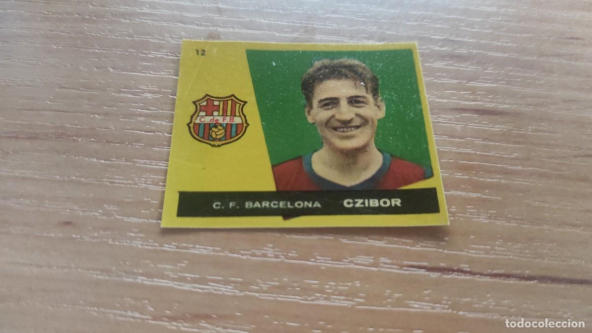 Cromos de f&uacute;tbol: CROMO CZIBOR FC BARCELONA BAR&Ccedil;A 1960 EDIT BRUGUERA 1959 NUEVO SIN PEGAR