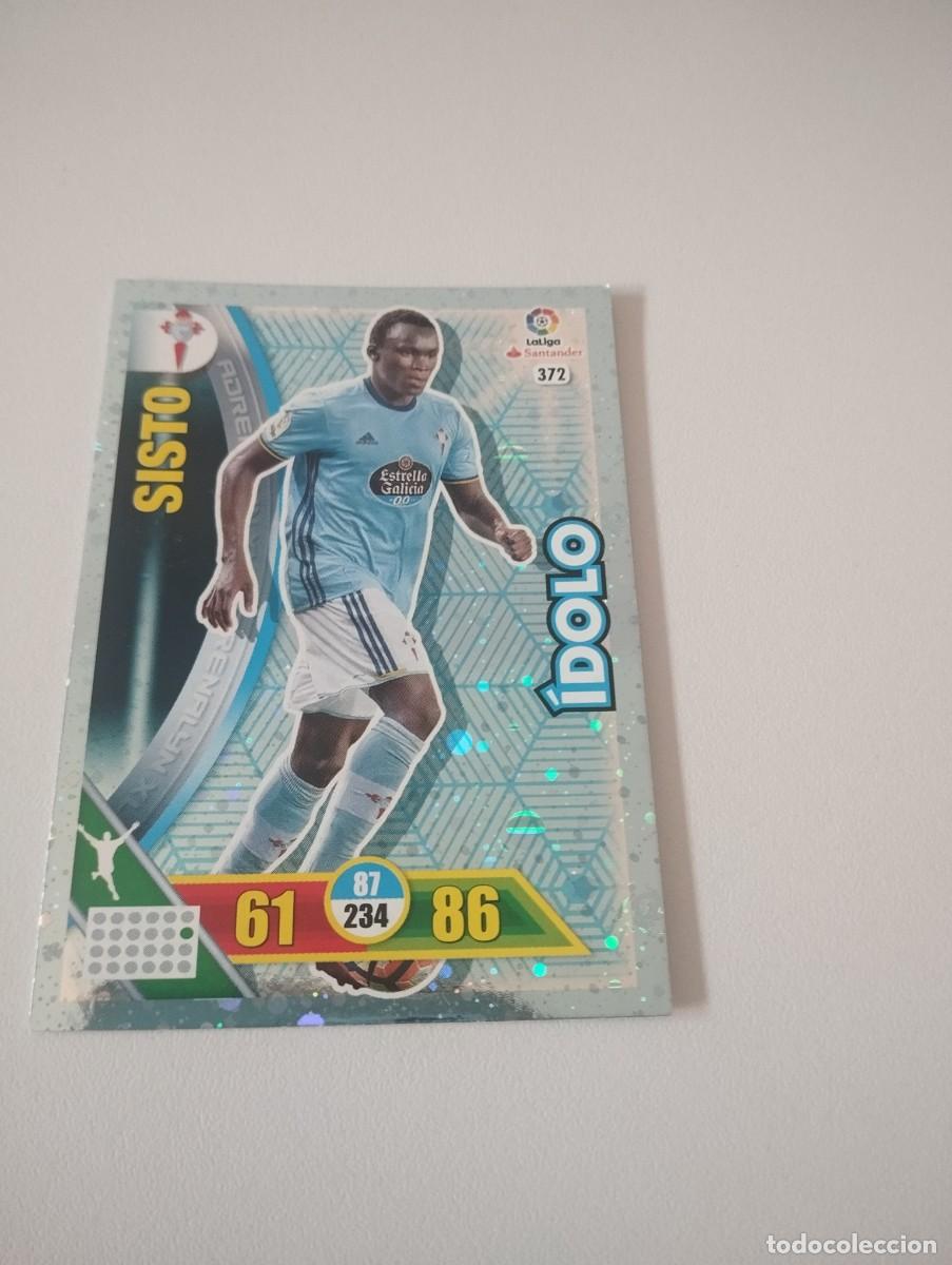 Cromos de F&uacute;tbol: ADRENALYN XL PANINI 2016 2017 16 17 SISTO CELTA DE VIGO 372 &Iacute;DOLO H2