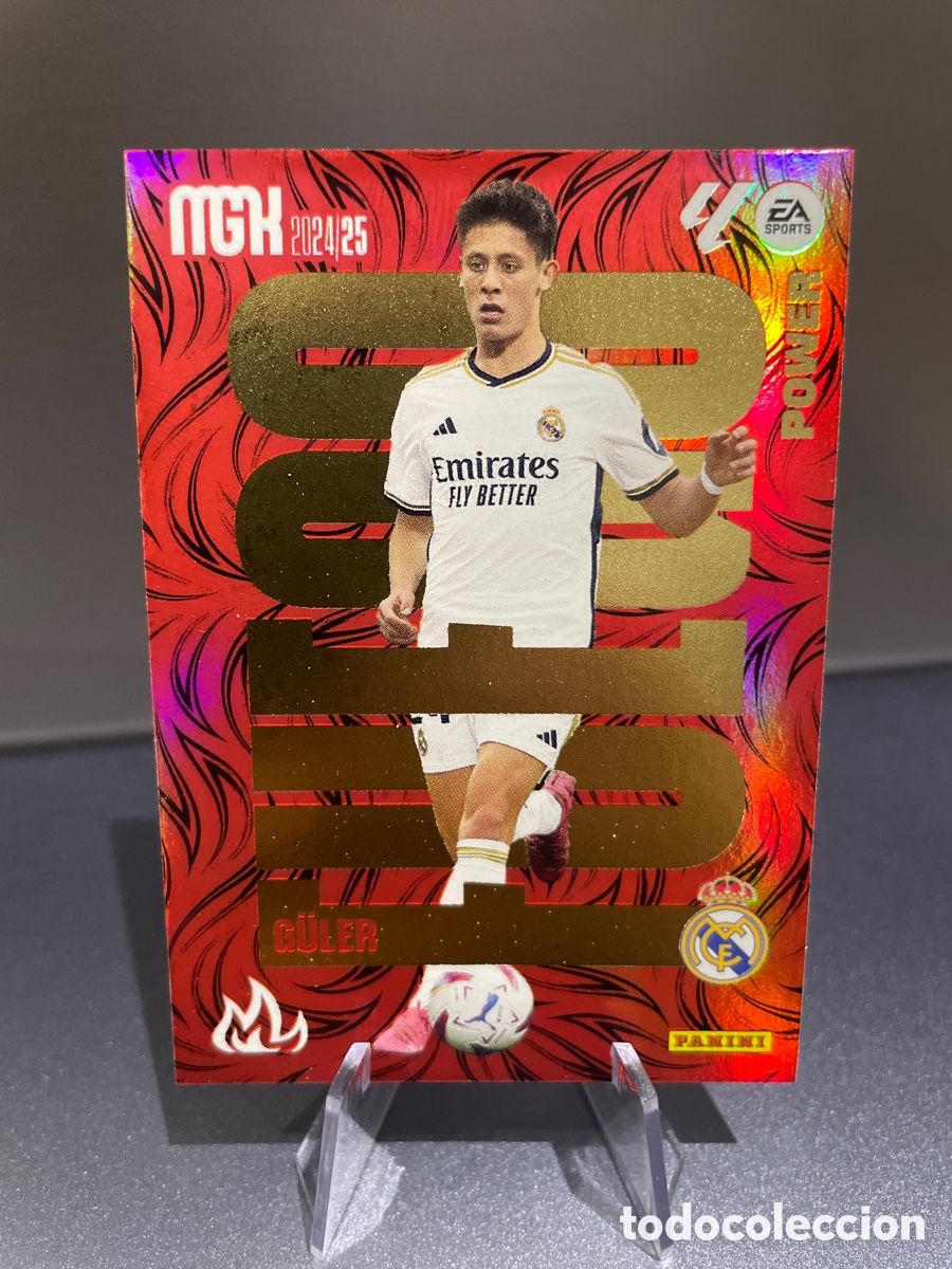 Cromos de F&uacute;tbol: Guler P380 Fuego Power MGK 2024-25 Panini Megacracks Real Madrid