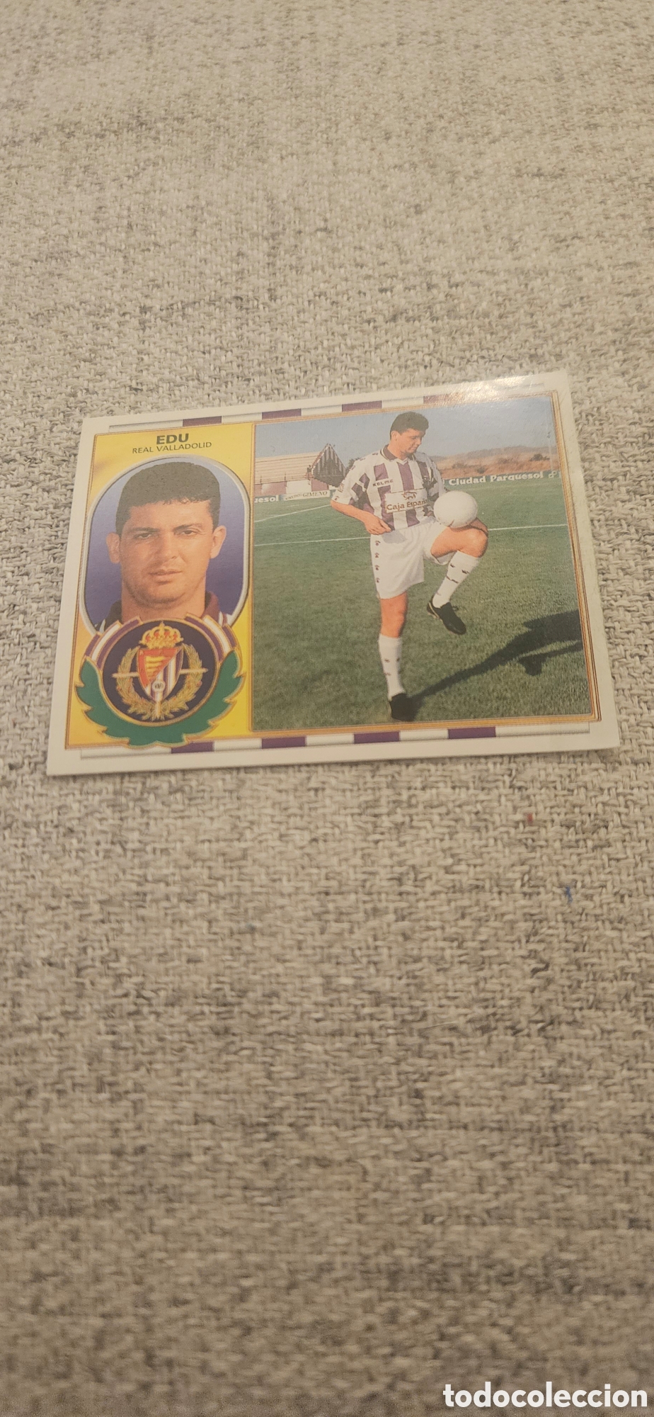 Cromos de F&uacute;tbol: Edu valladolid fichaje 9 bis este 1996 1997 96 97