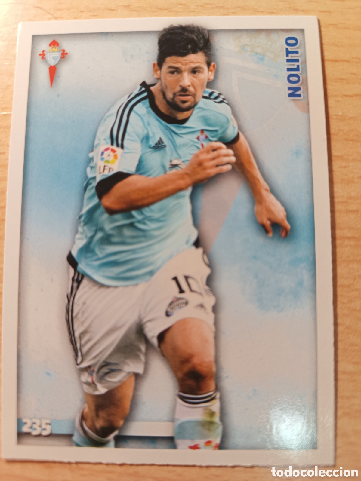 Cromos de F&uacute;tbol: 235 NOLITO CELTA VIGO CROMOS ALBUM MUNDICROMO LIGA FUTBOL QUIZ 2014 2015 14 15