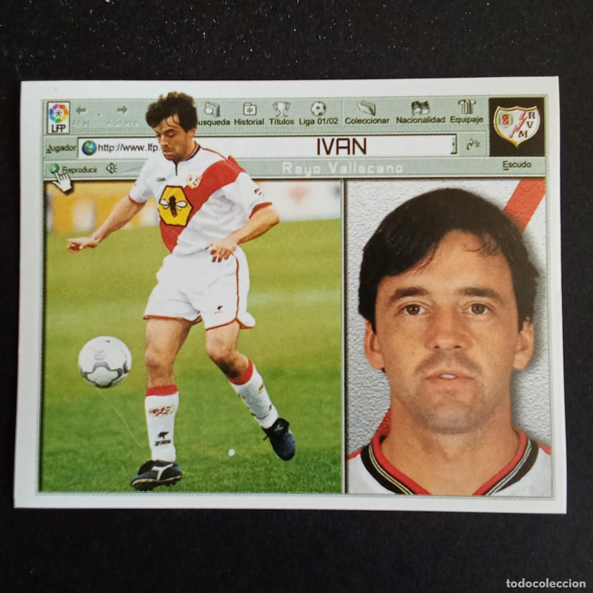 Cromos de f&uacute;tbol: CROMO LIGA 2001 2002 01 02 EDICIONES ESTE IVAN RAYO VALLECANO NUNCA PEGADO - Foto 1