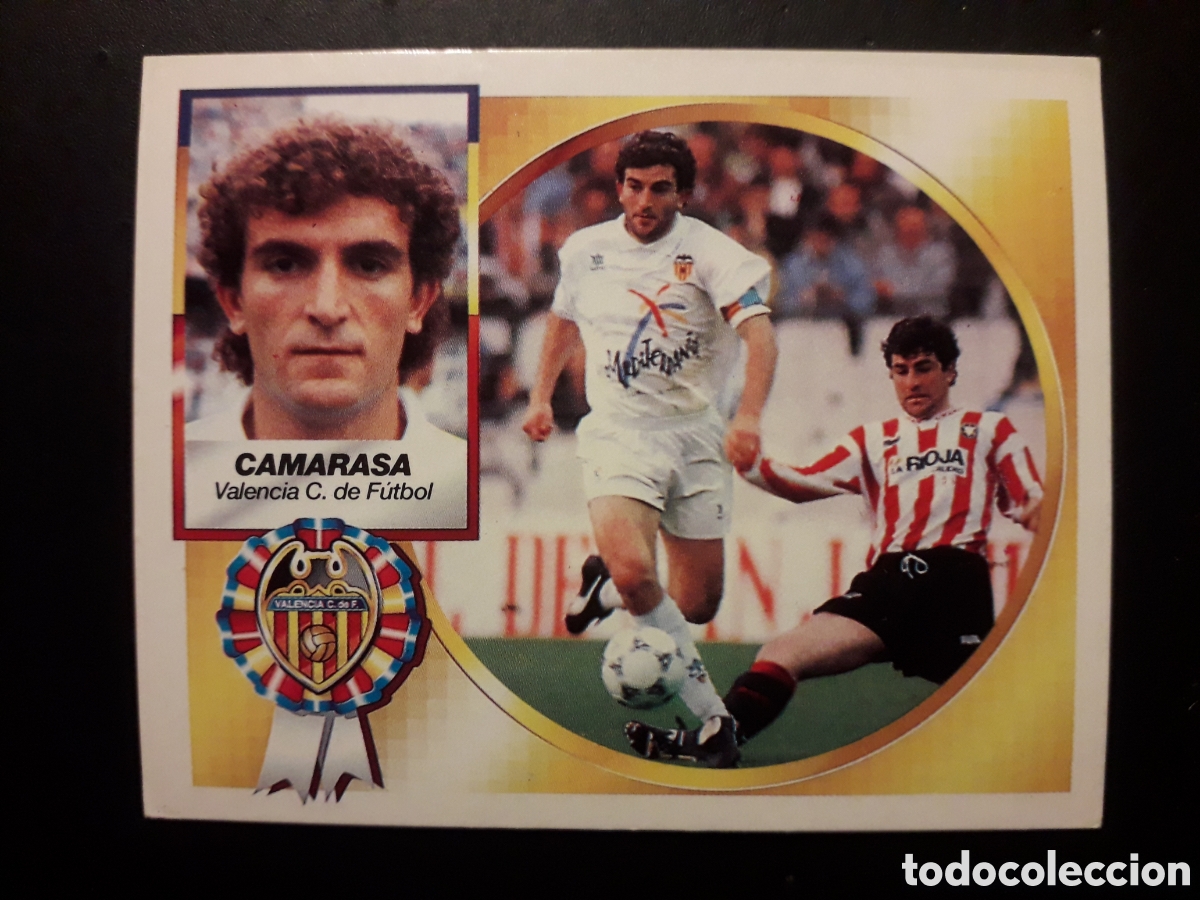 Cromos de f&uacute;tbol: CAMARASA VALENCIA CF ED ESTE 1994 1995 94 95 SIN PEGAR PEDIDO M&Iacute;NIMO 3&euro;.