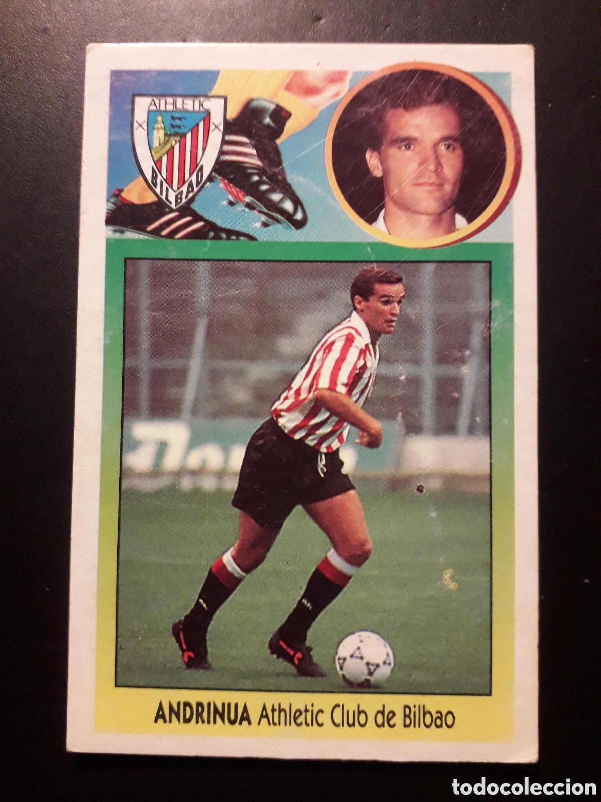 Cromos de f&uacute;tbol: ANDRINUA ATHLETIC DE BILBAO CART&Oacute;N ED ESTE 1993 1994 93 94 DESPEGADO PEDIDO M&Iacute;NIMO 3&euro;