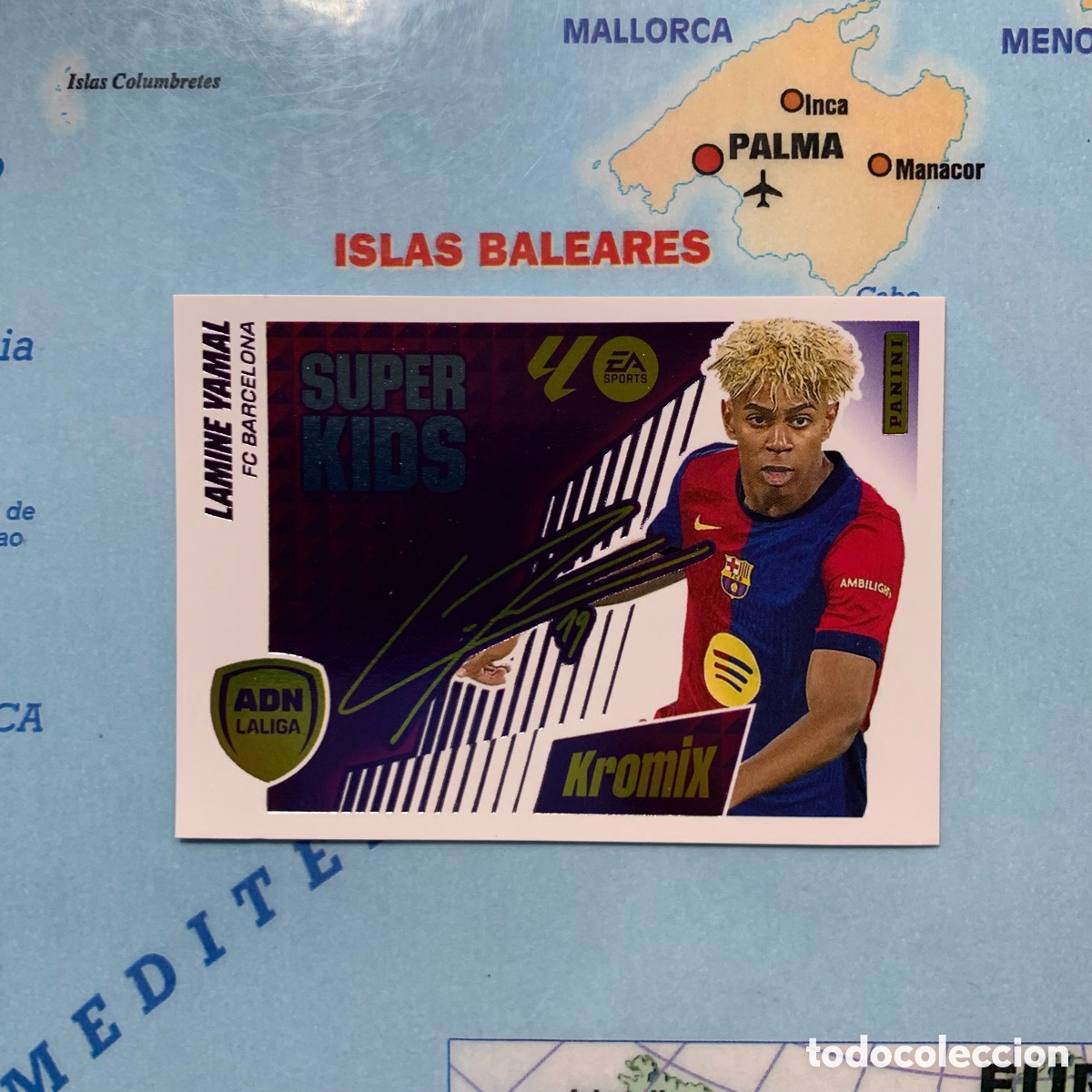 Cromos de f&uacute;tbol: Lamine yamal S&uacute;per Kids Kromix n&uacute;mero K14 Del Barcelona cromo liga este 25-26 2025-2026