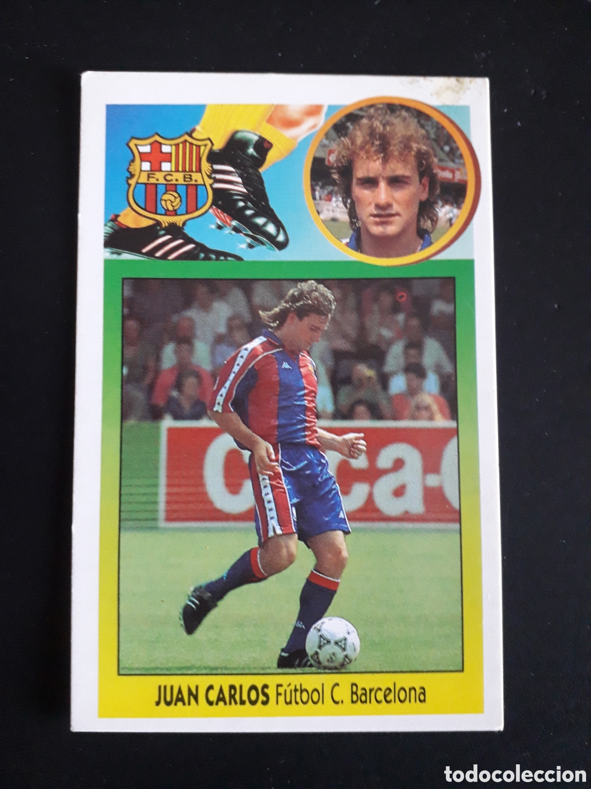 Cromos de f&uacute;tbol: JUAN CARLOS FC BARCELONA, CART&Oacute;N ED ESTE 1993 1994 93 94 SIN PEGAR ALG&Uacute;N DEFECTO PEDIDO M&Iacute;NIMO 3&euro;