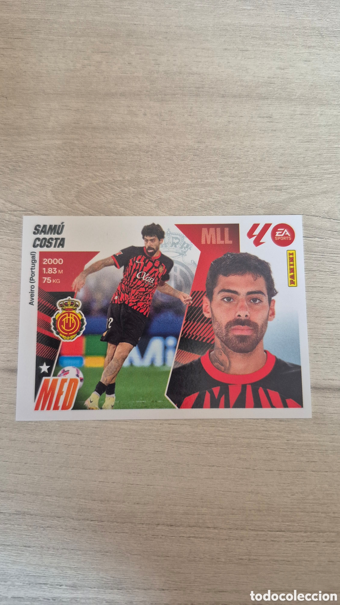Cromos de Futebol: N&deg;12 Mallorca Samu Costa Liga Este 25/26