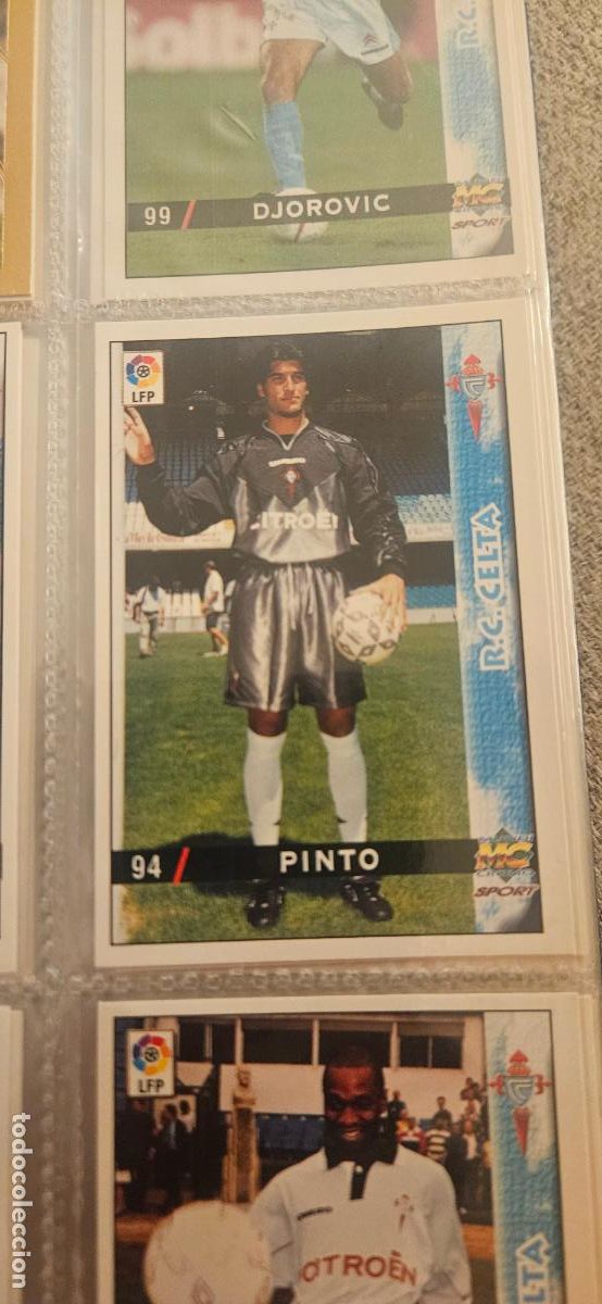 Figurine di Calcio: 94 pinto celta panini este 1998 1999 98 99 mundicromo