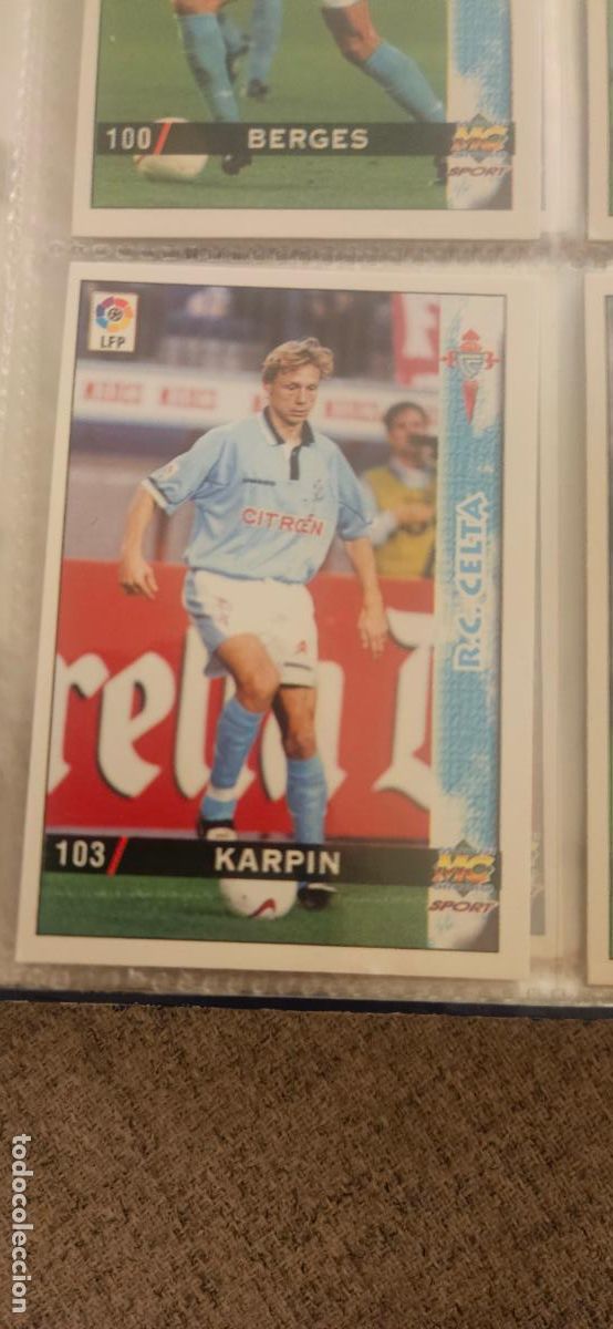 Figurine di Calcio: 103 karpin celta panini este 1998 1999 98 99 mundicromo