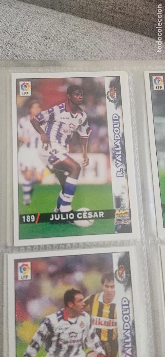 Cromos de F&uacute;tbol: 189 julio cesar valladolid panini este 1998 1999 98 99 mundicromo