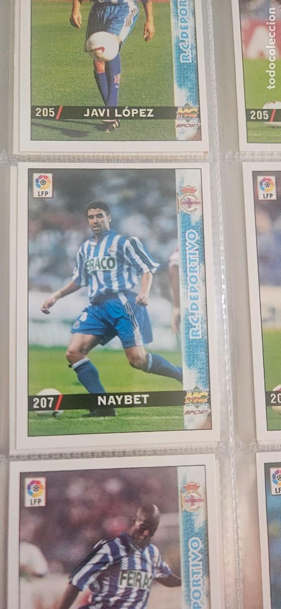Cromos de F&uacute;tbol: 207 naybet error deportivo de la coru&ntilde;a panini este 1998 1999 98 99 mundicromo