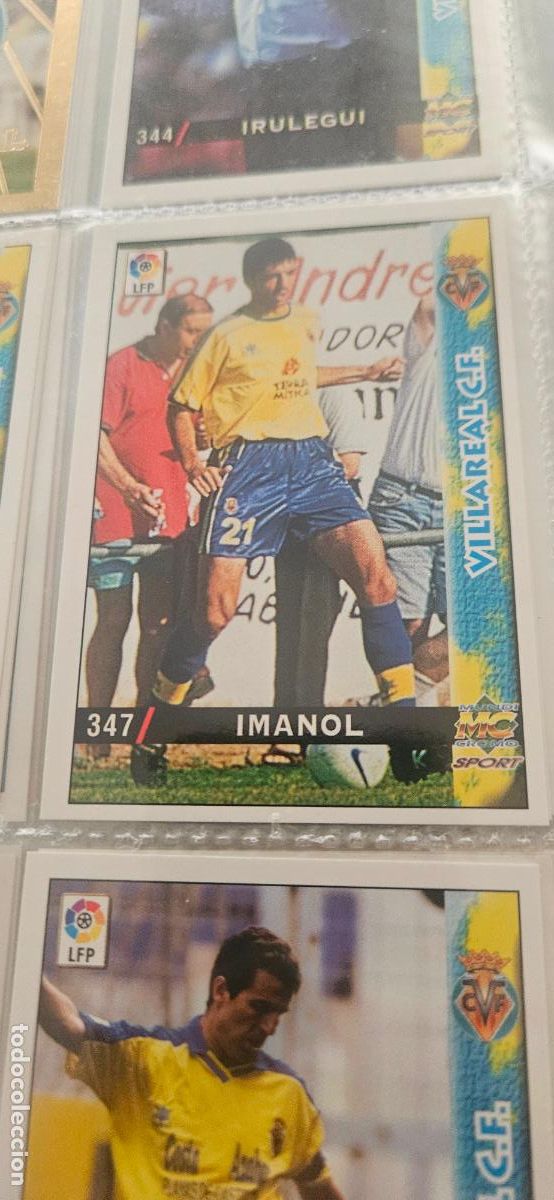 Cromos de f&uacute;tbol: 347 imanol villarreal panini este 1998 1999 98 99 mundicromo