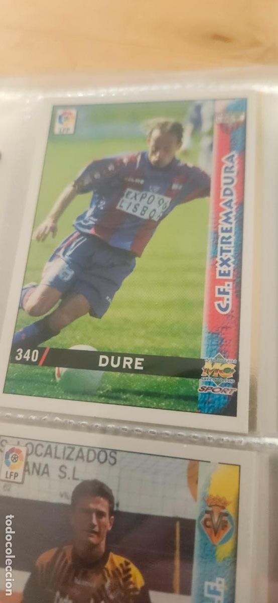 Cromos de f&uacute;tbol: 340 dure extremadura panini este 1998 1999 98 99 mundicromo