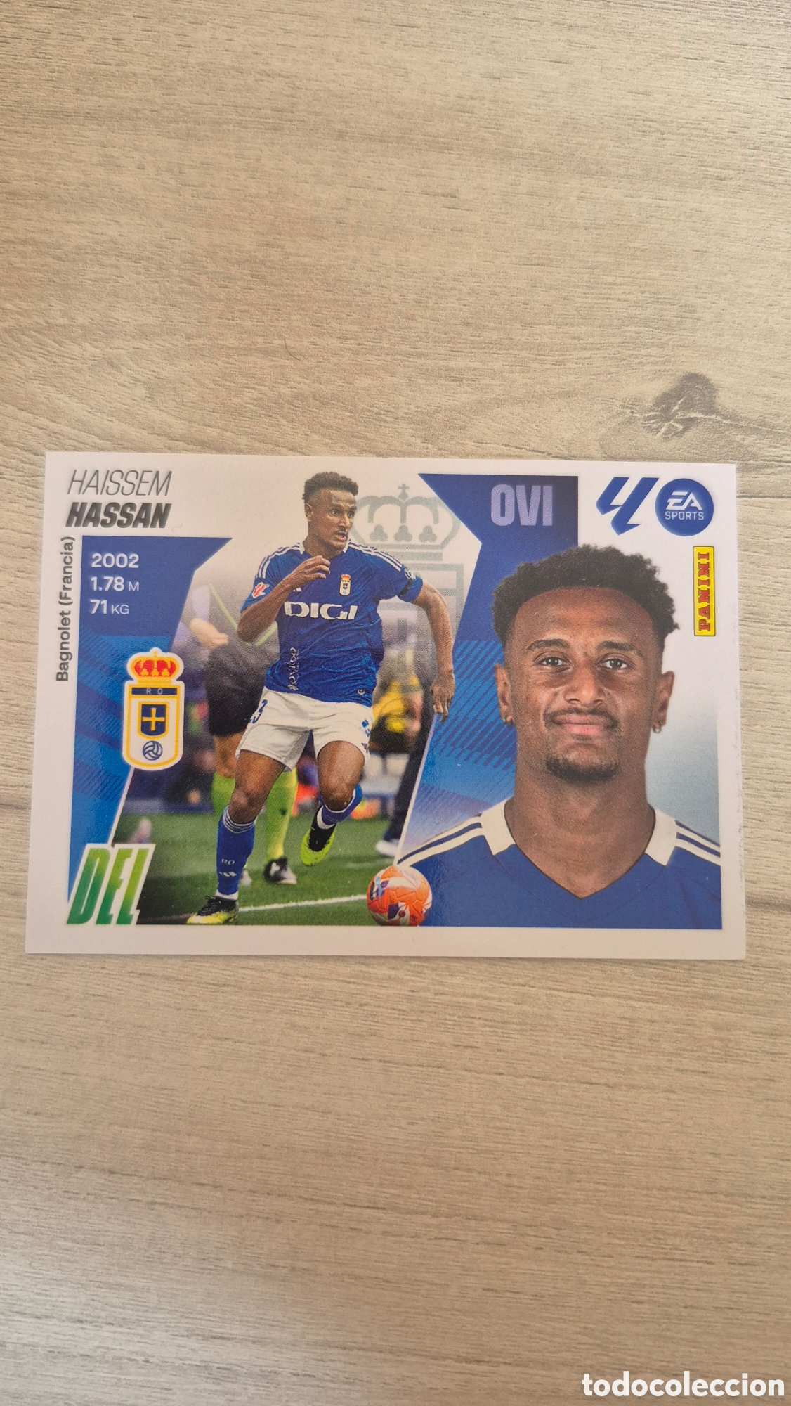 Figurine di Calcio: N&deg;17 Oviedo Hassan Liga Este 25/26