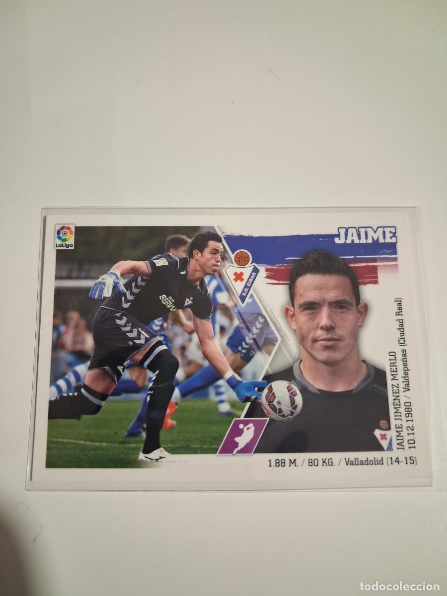 Cromos de f&uacute;tbol: Ediciones Este Liga 2015/2016 Sin pegar SD Eibar 4 Jaime - Foto 1