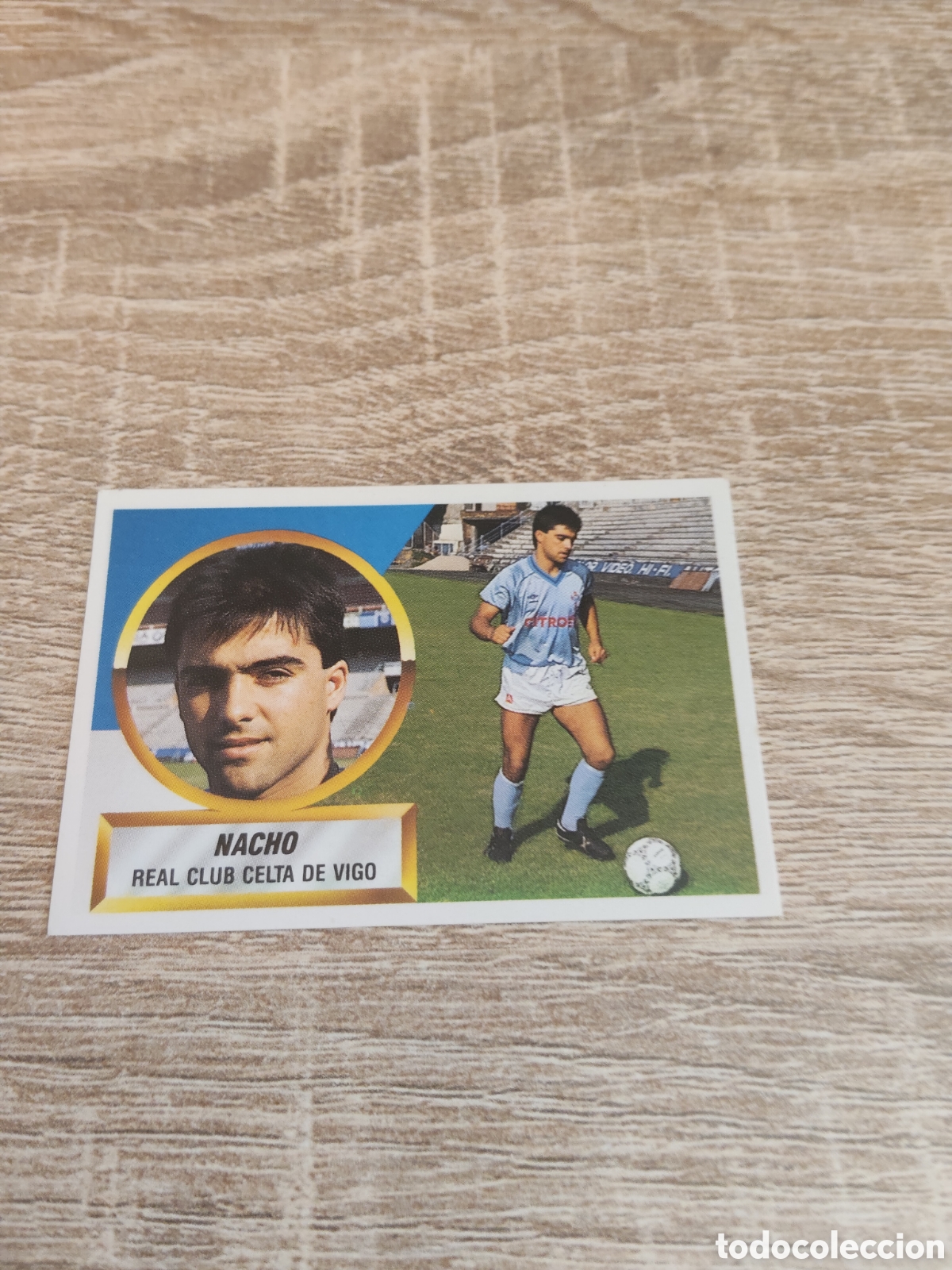 Cromos de F&uacute;tbol: Nacho Celta de Vigo liga 1988 1989 88 89 ediciones este
