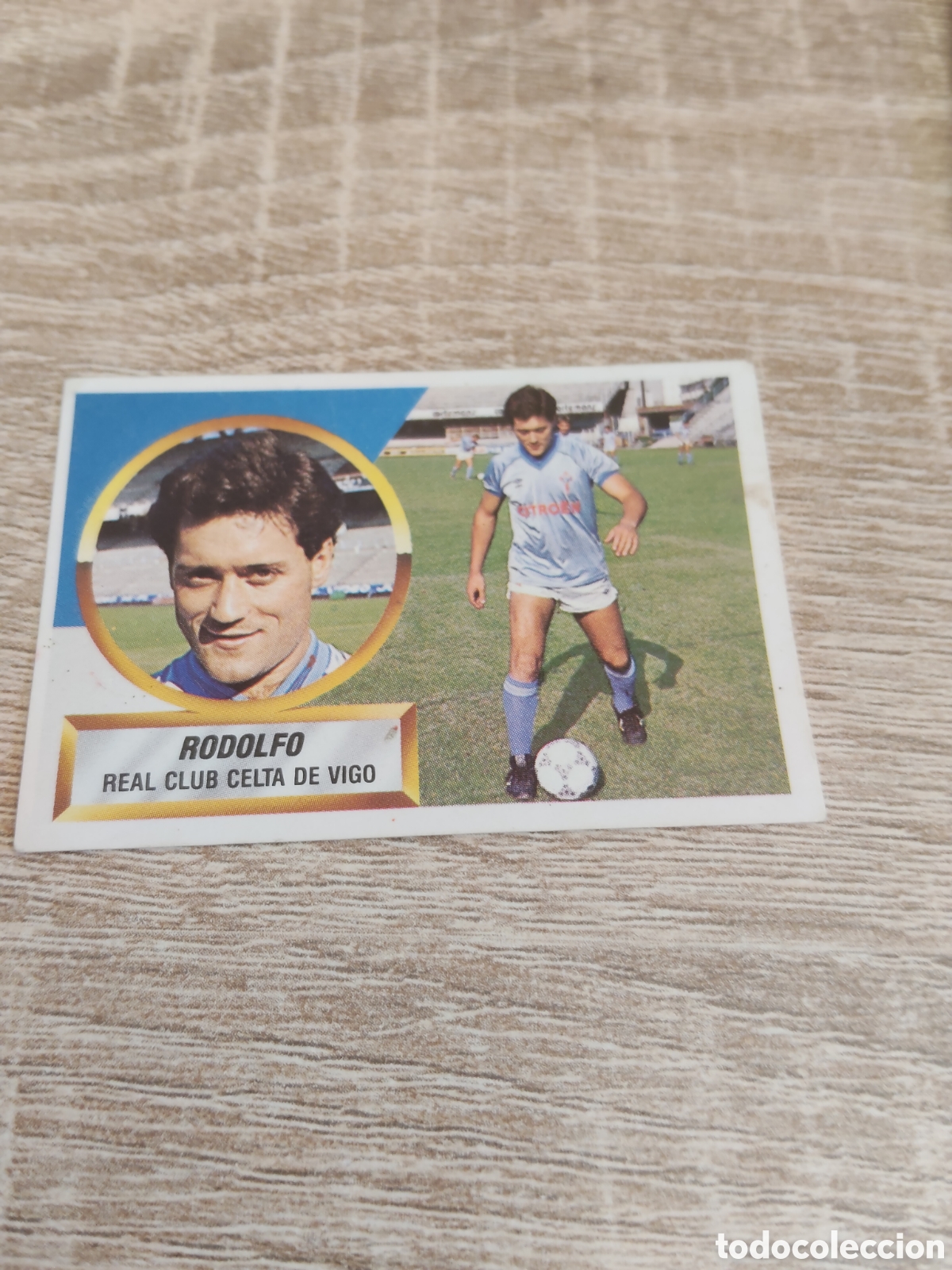 Cromos de F&uacute;tbol: Rodolfo Celta de Vigo liga 1988 1989 88 89 ediciones este