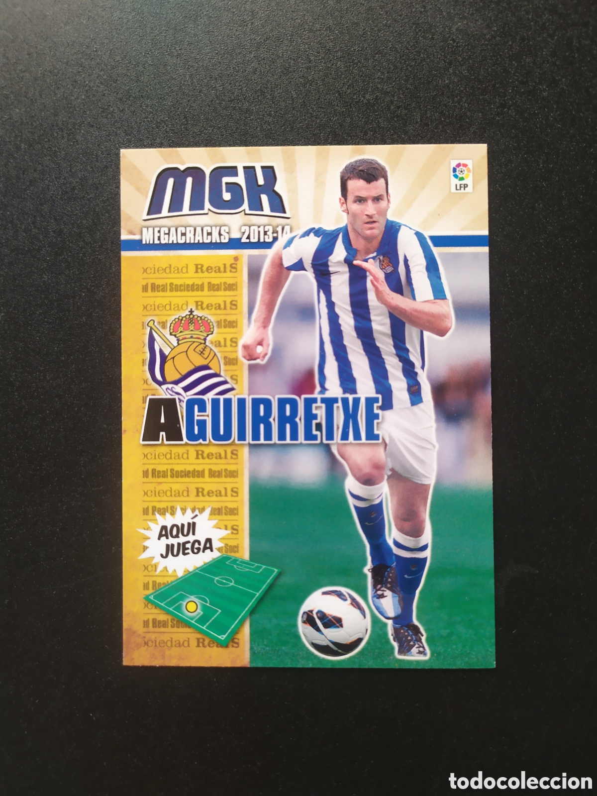 Cartes &agrave; collectionner de Football: Megacracks 2013 2014 13 14 panini Aguirretxe n&deg; 288 Real Sociedad