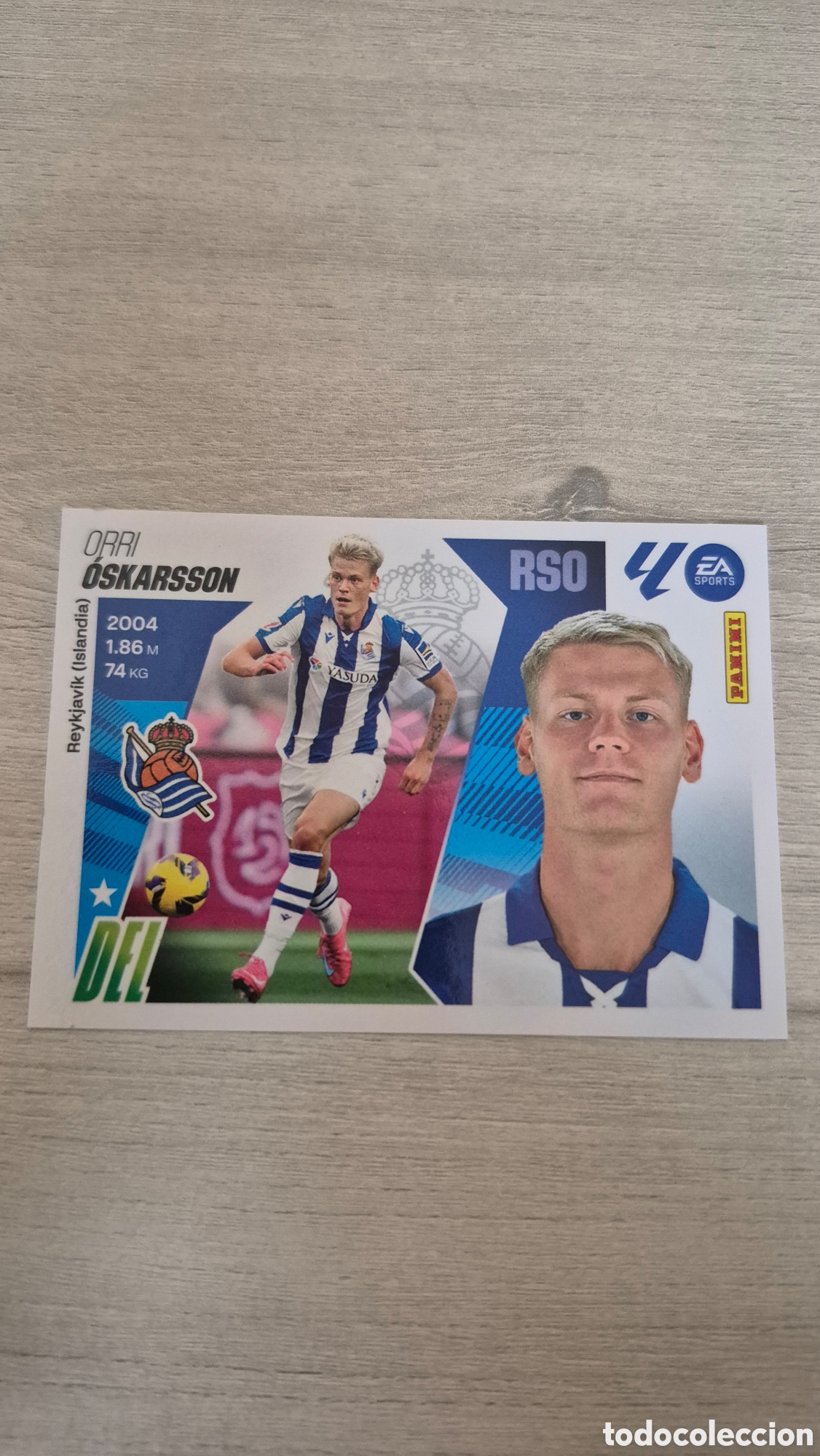Figurine di Calcio: N&deg;20 Real Sociedad Oskarsson Liga Este 25/26