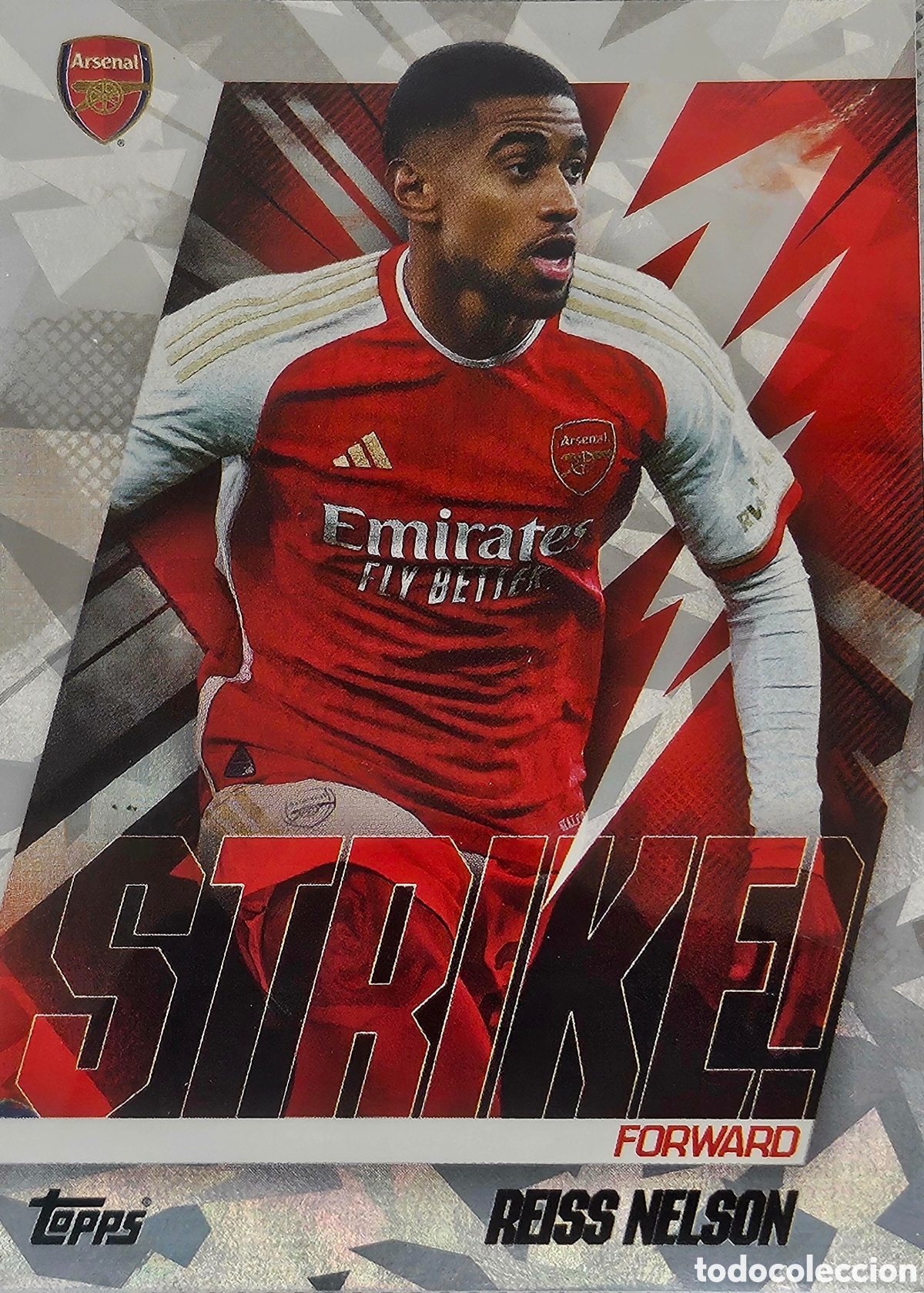 Cromos de f&uacute;tbol: Topps Arsenal Team Set 23-24 / Reiss Nelson
