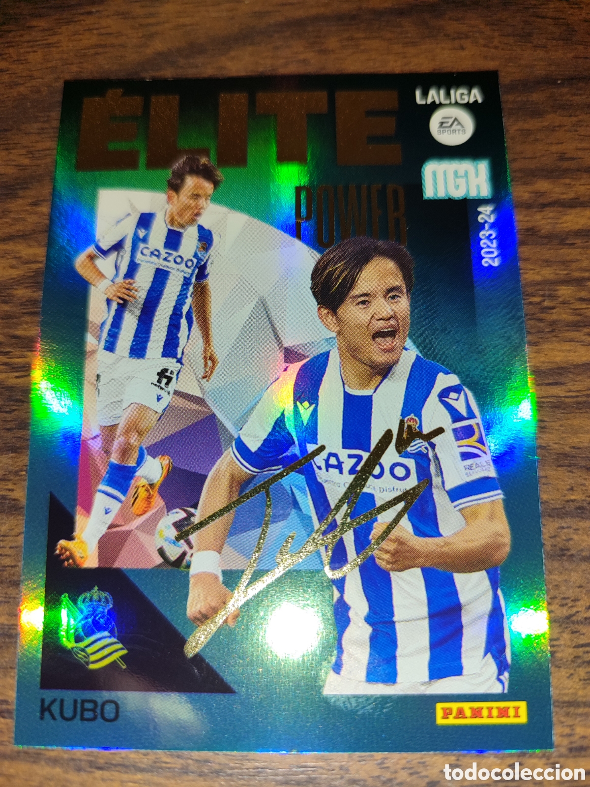 Cromos de f&uacute;tbol: Kubo &Eacute;lite Power Megacraks 23-24