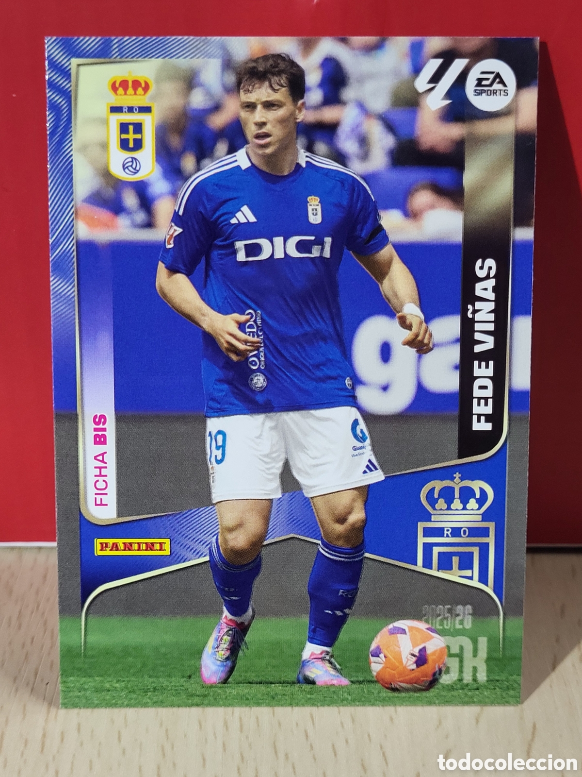 Cromos de f&uacute;tbol: FEDE VI&Ntilde;AS FICHA BIS N&ordm; 288 BIS LIGA MGK 25 26 2025 2026 PANINI