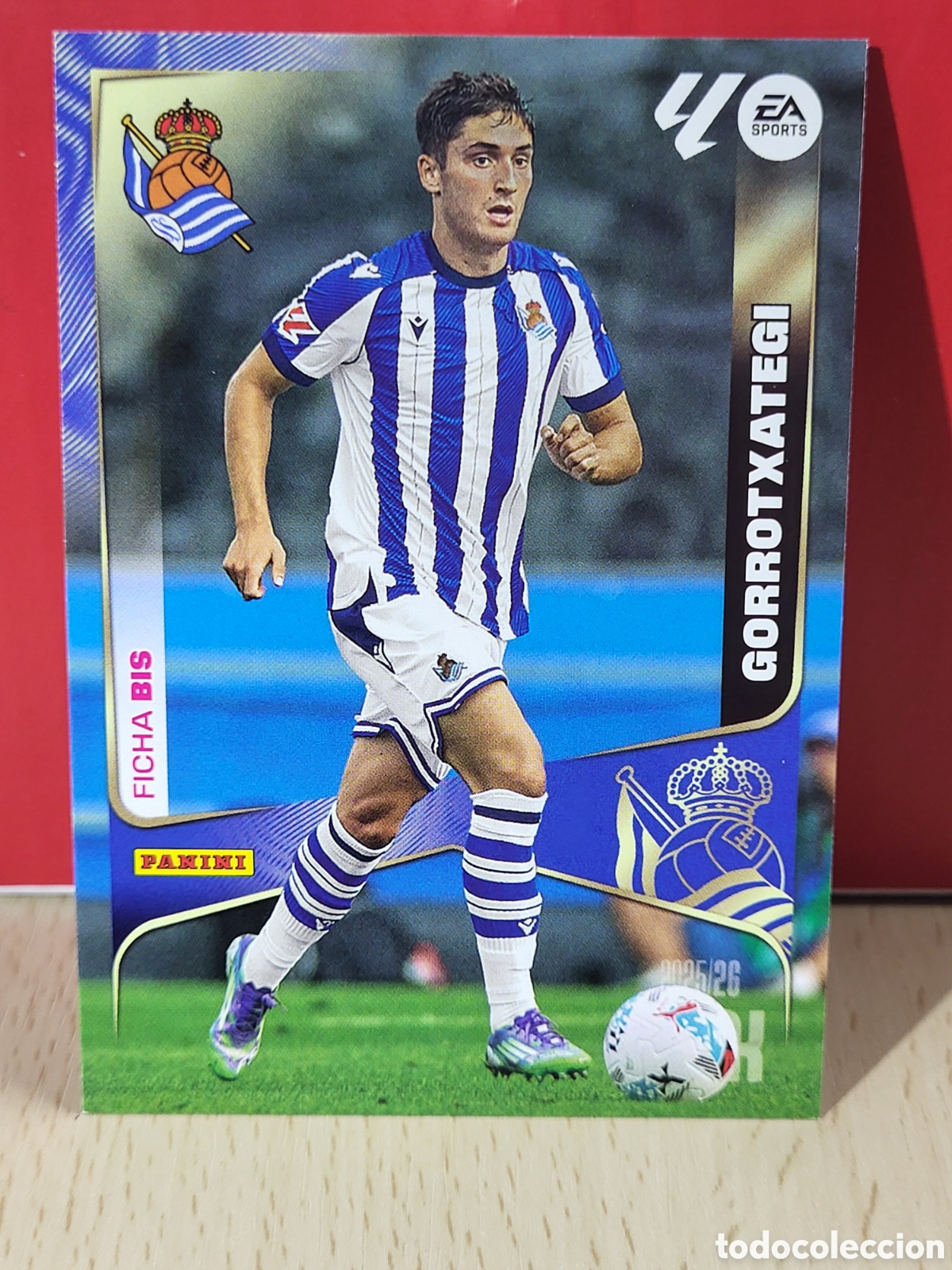Cromos de f&uacute;tbol: GORROTXATEGI FICHA BIS N&ordm; 316 BIS LIGA MGK 25 26 2025 2026 PANINI