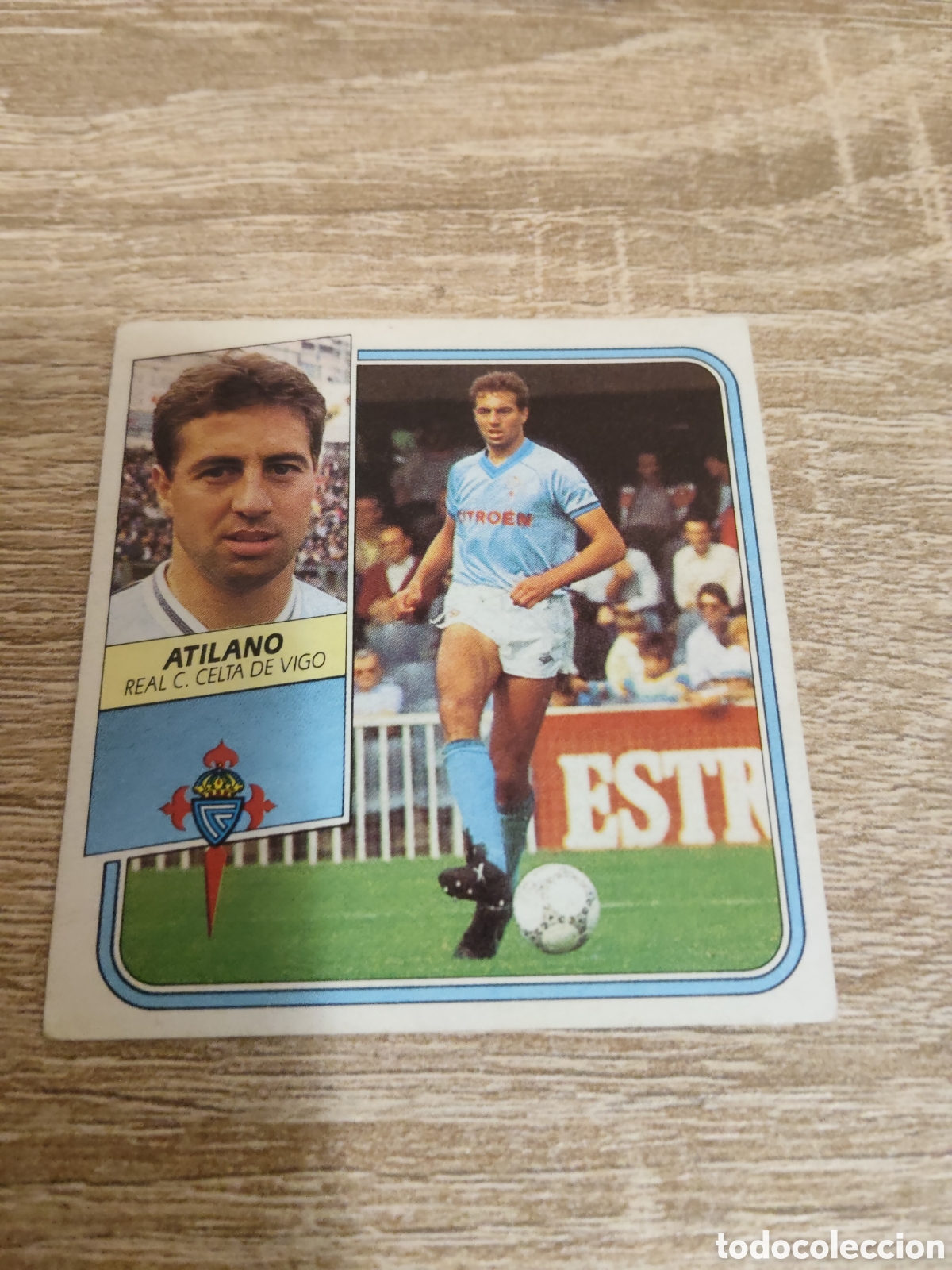 Cromos de F&uacute;tbol: Atilano Celta de Vigo liga 1989 1990 89 90 ediciones este
