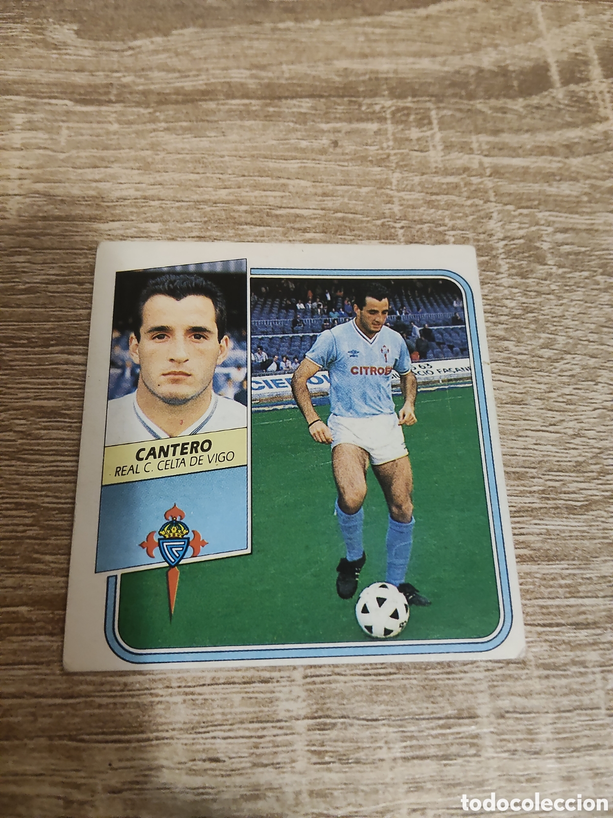 Cromos de F&uacute;tbol: Cantero Celta de Vigo liga 1989 1990 89 90 ediciones este