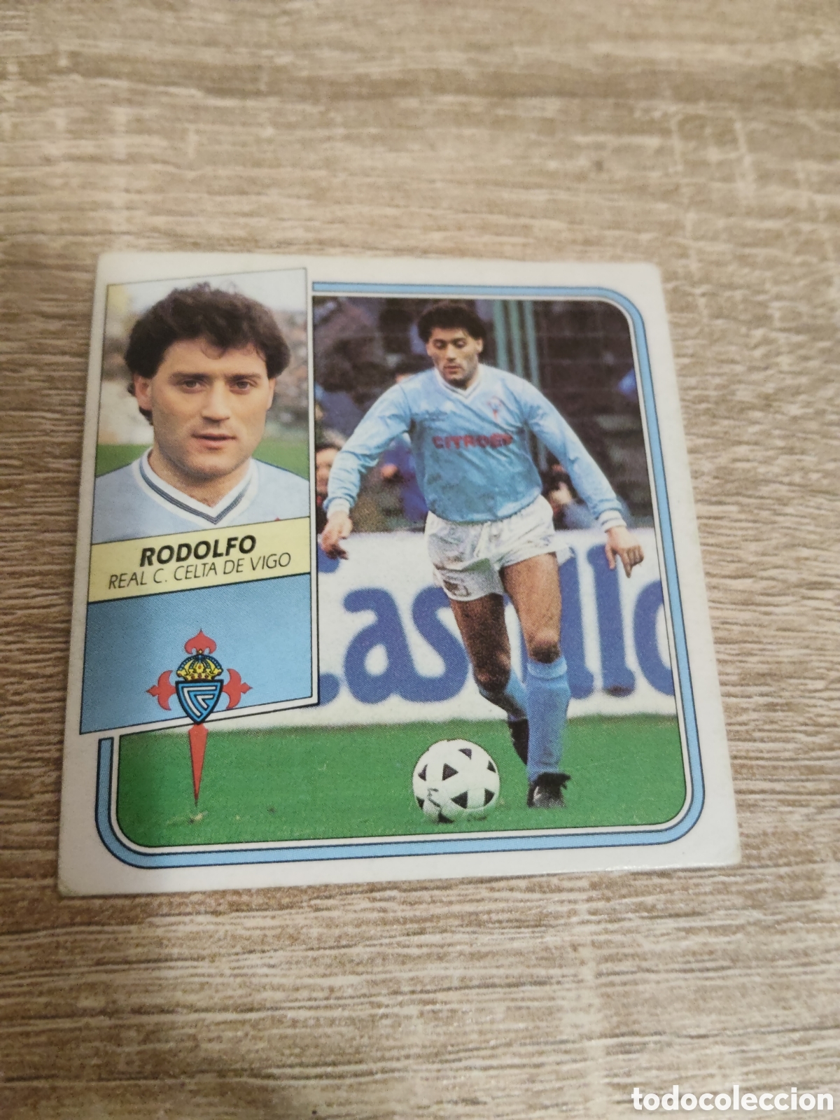 Cromos de F&uacute;tbol: Rodolfo Celta de Vigo liga 1989 1990 89 90 ediciones este