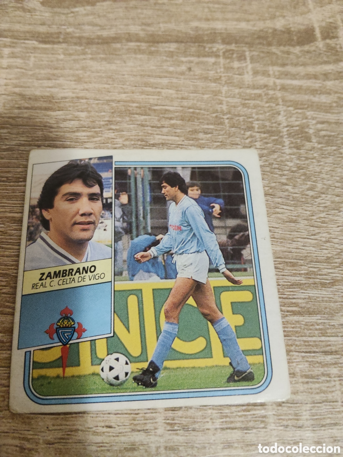 Cromos de F&uacute;tbol: Zambrano Celta de Vigo liga 1989 1990 89 90 ediciones este