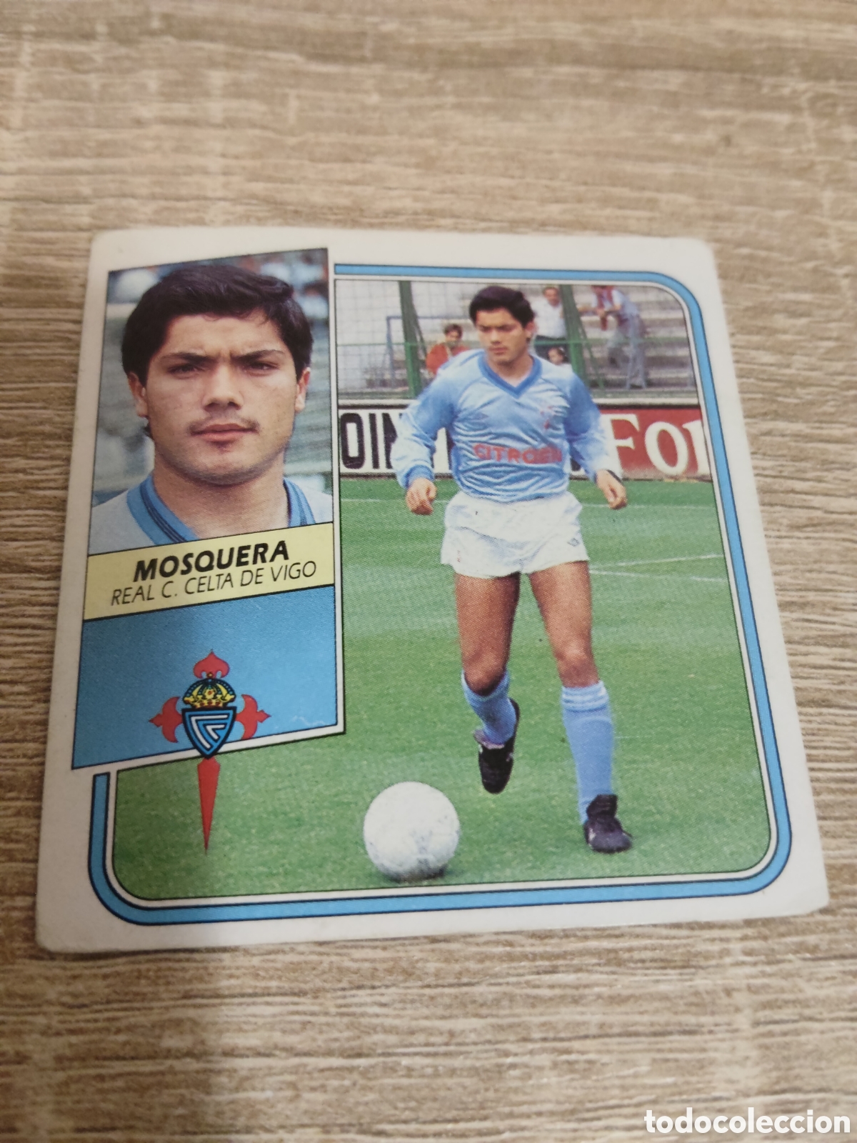 Cromos de F&uacute;tbol: Mosquera Celta de Vigo liga 1989 1990 89 90 ediciones este
