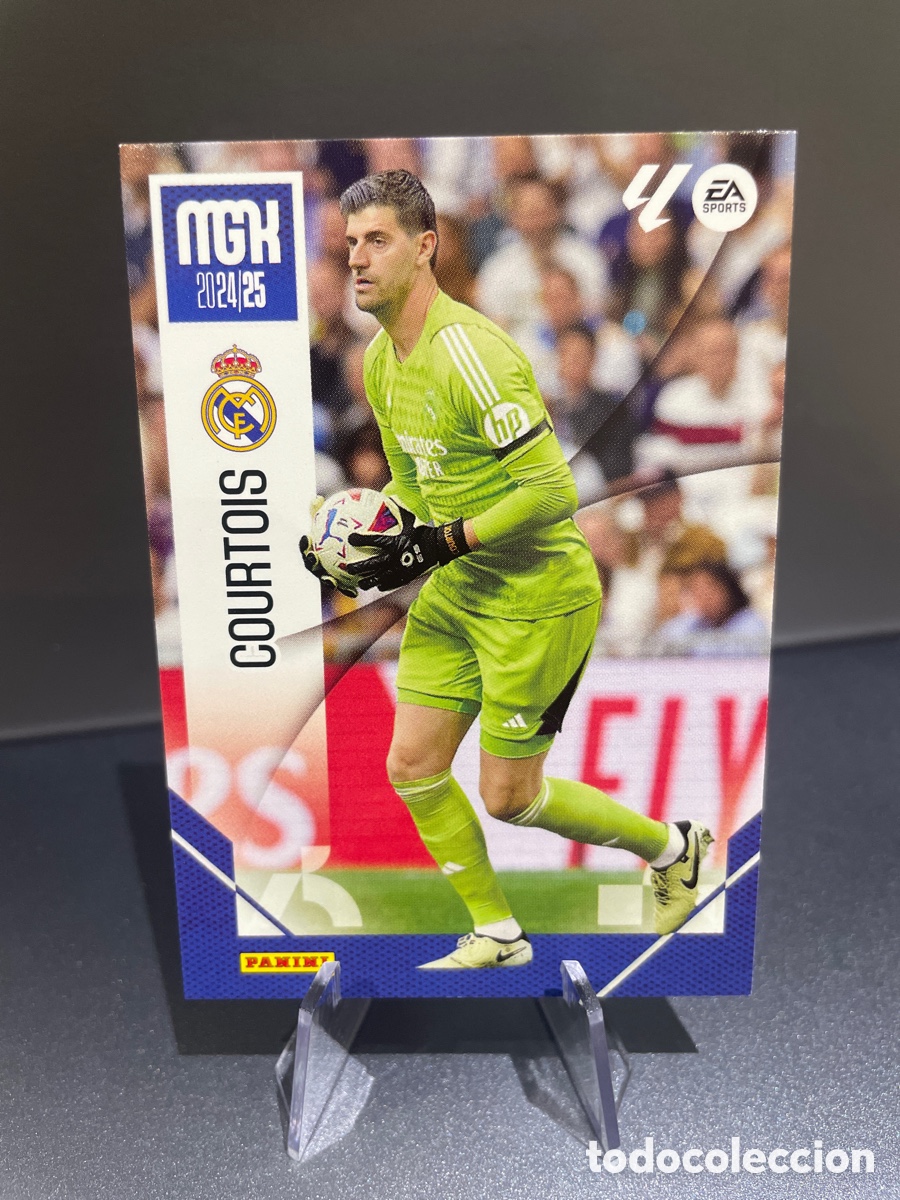 Cromos de F&uacute;tbol: Courtois 218 MGK 2024-25 Panini Megacracks Real Madrid