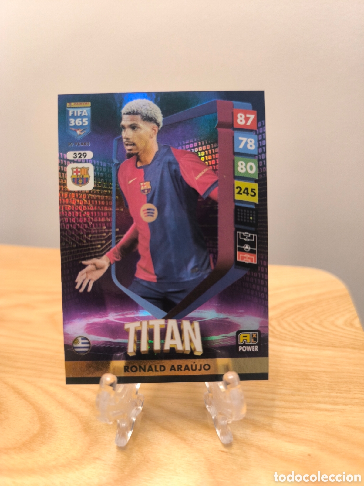 Fu&szlig;ball-Sticker: Araujo Adrenalyn FIFA 365 Barcelona