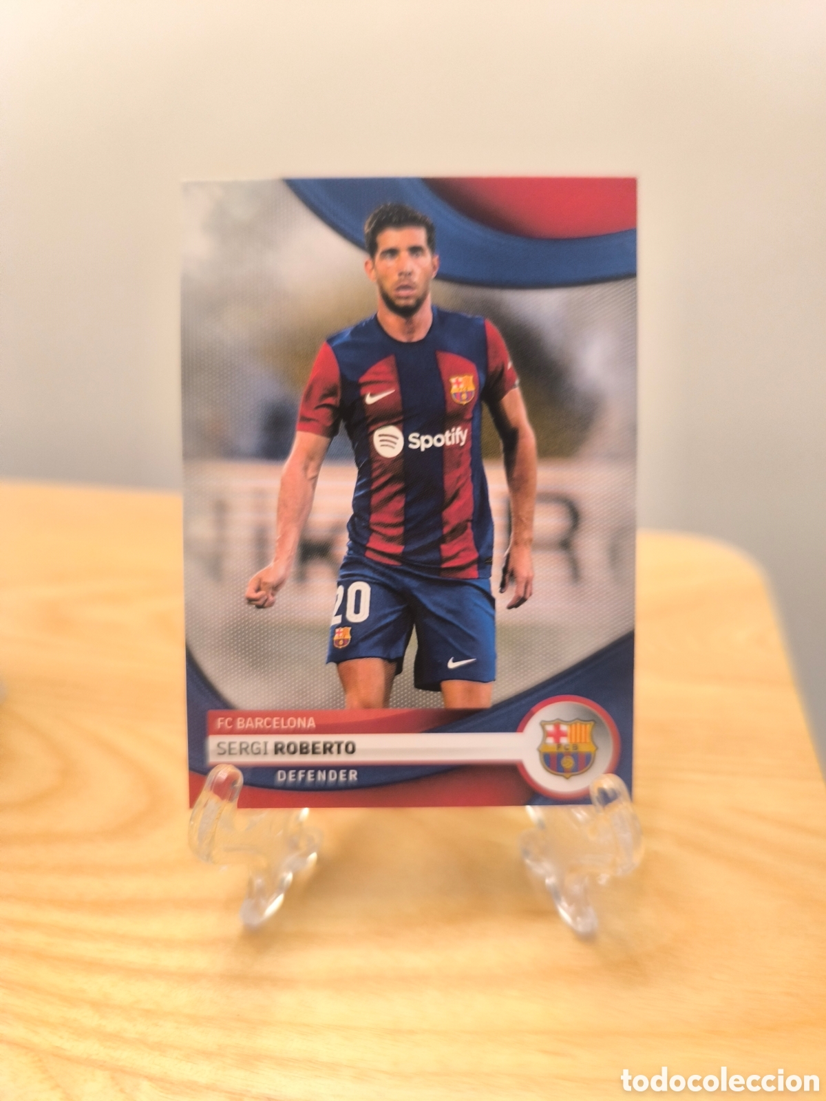 Fu&szlig;ball-Sticker: Sergio Roberto Topps Barcelona