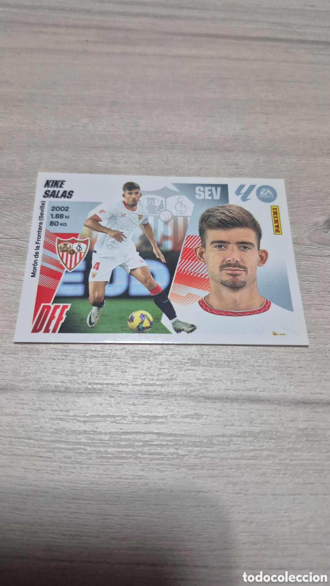 Fu&szlig;ball-Sticker: N&deg;7A Sevilla Kike Salas Liga Este 25/26