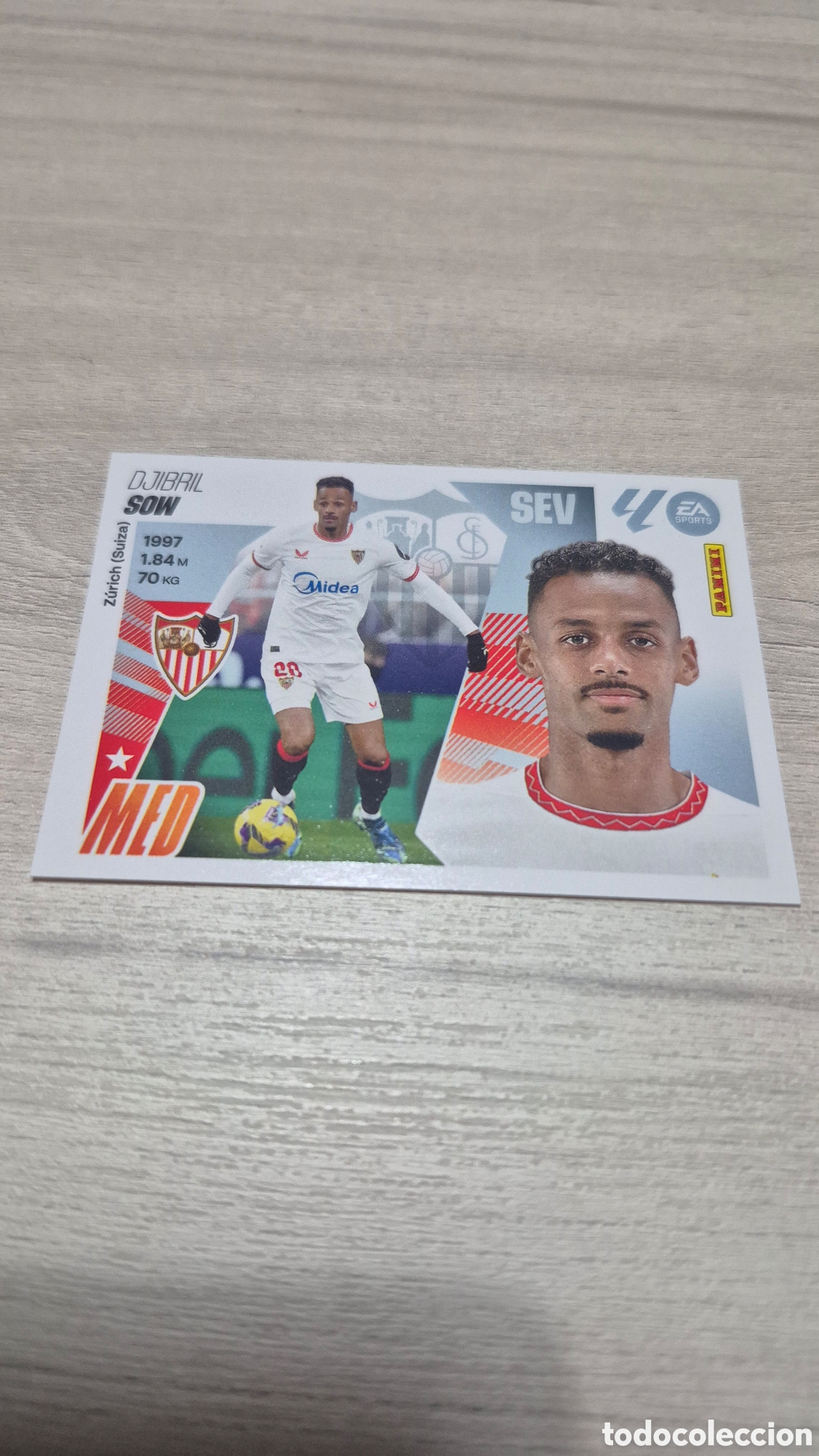 Cromos de f&uacute;tbol: N&deg;12 Sevilla Sow Liga Este 25/26