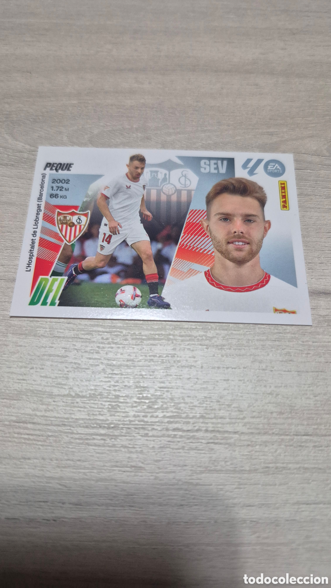 Cromos de f&uacute;tbol: N&deg;16 Sevilla Peque Liga Este 25/26