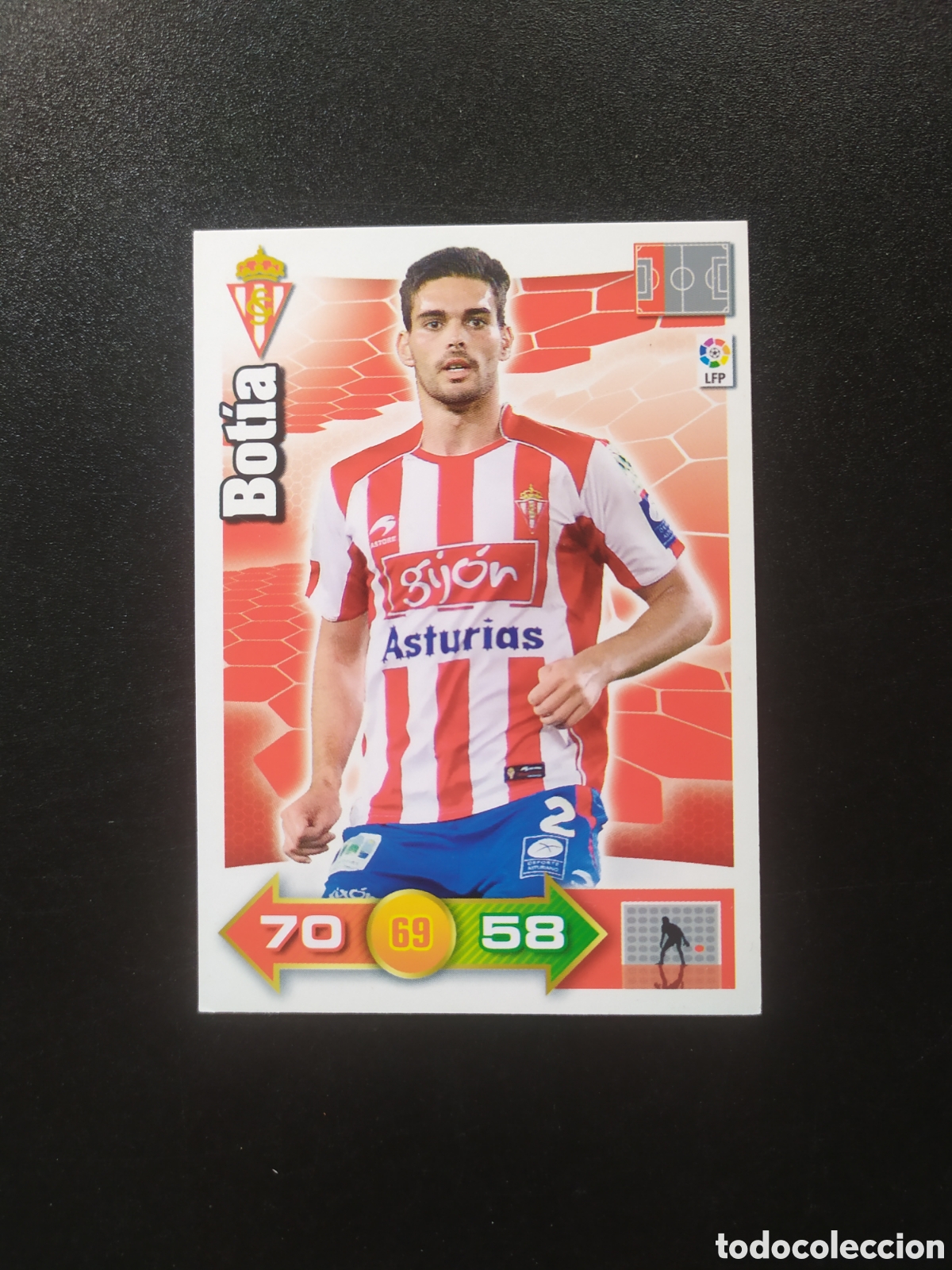 Figurine di Calcio: Adrenalyn 2010 2011 10 11 panini Bot&iacute;a n&deg; 291 Sporting Gij&oacute;n